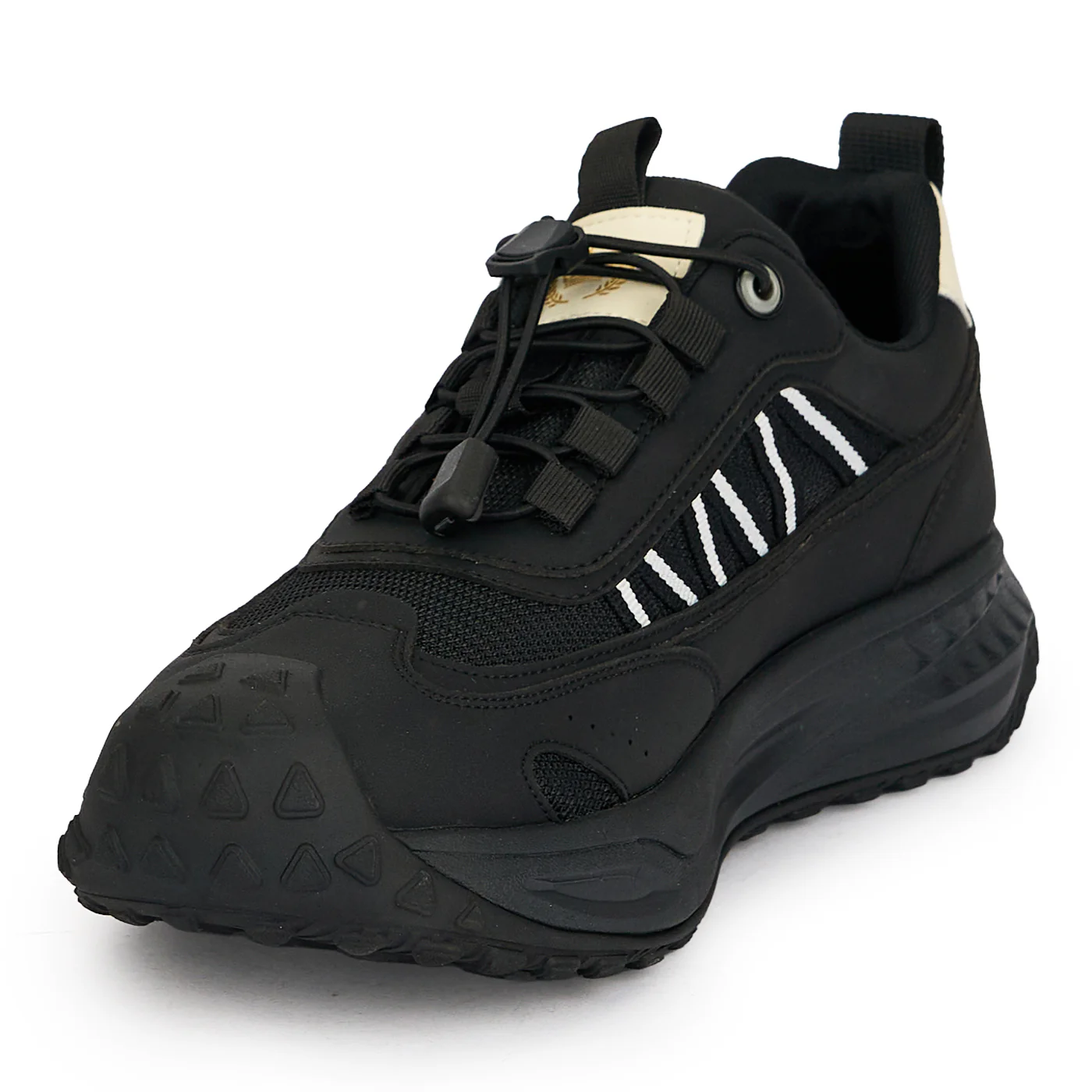 Pantofi sport barbati din piele naturala neagra 20121 - Image 3
