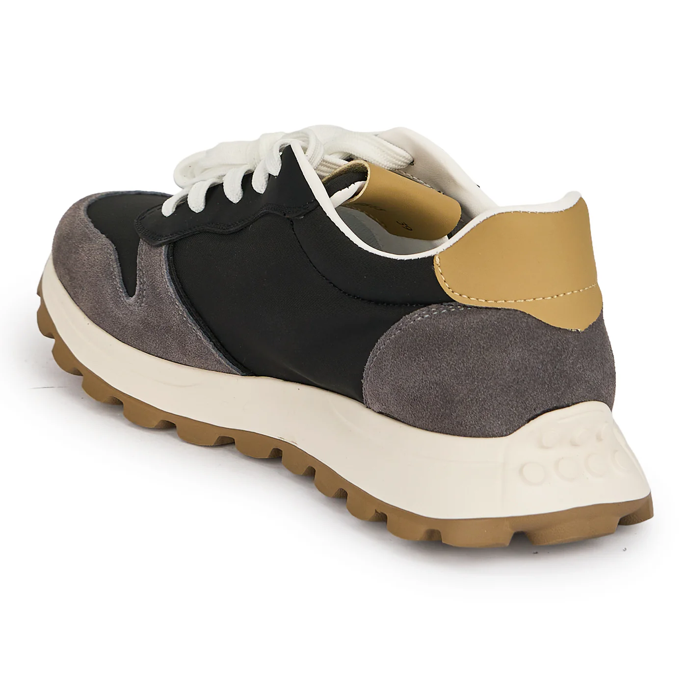 Pantofi sport barbati din piele naturala neagra 20125 - Image 2