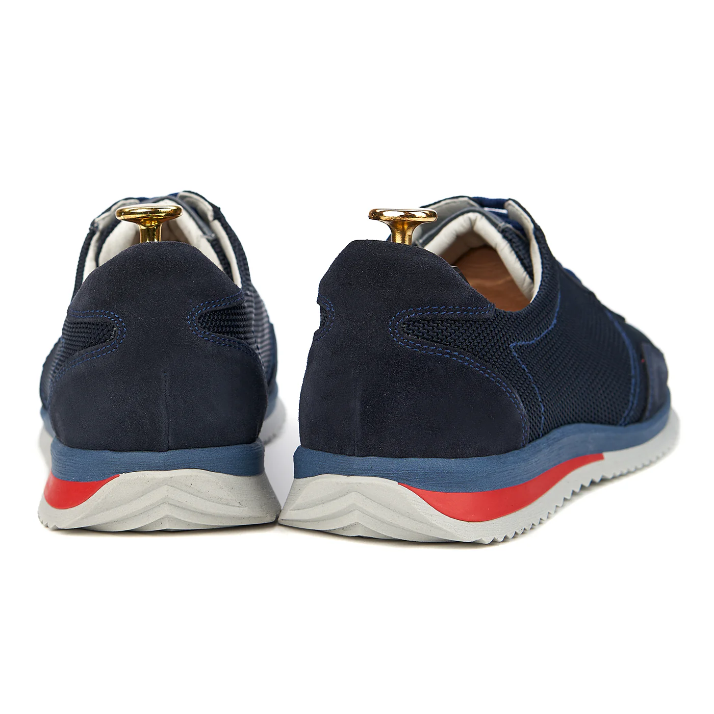 Pantofi sport din piele naturala albastra 0150 - Image 2