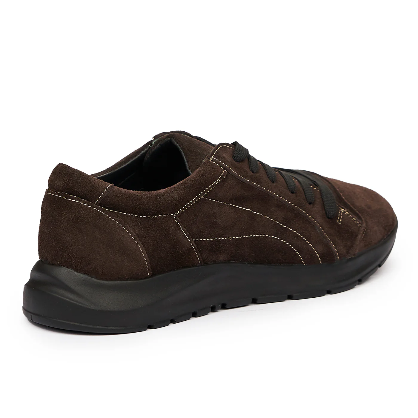 Pantofi sport din piele naturala maro 7212 - Image 2