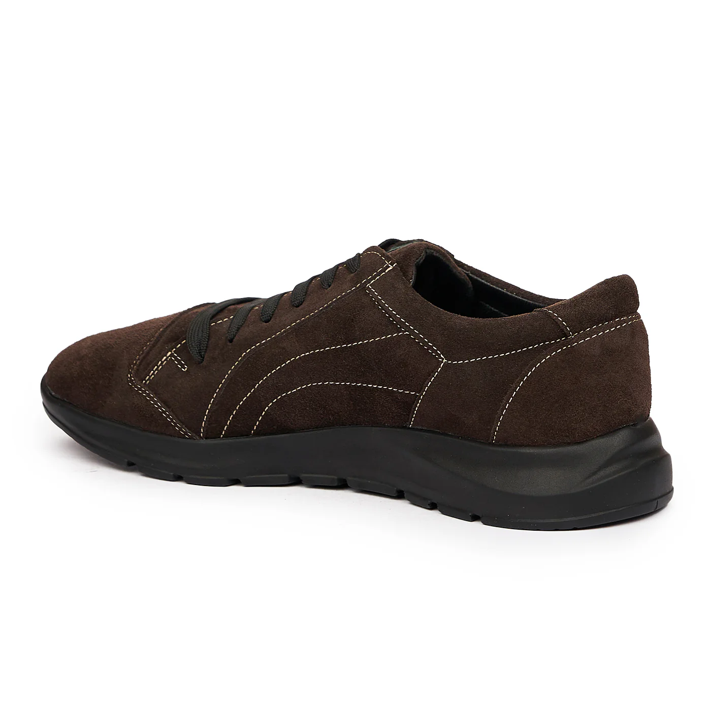 Pantofi sport din piele naturala maro 7212 - Image 3