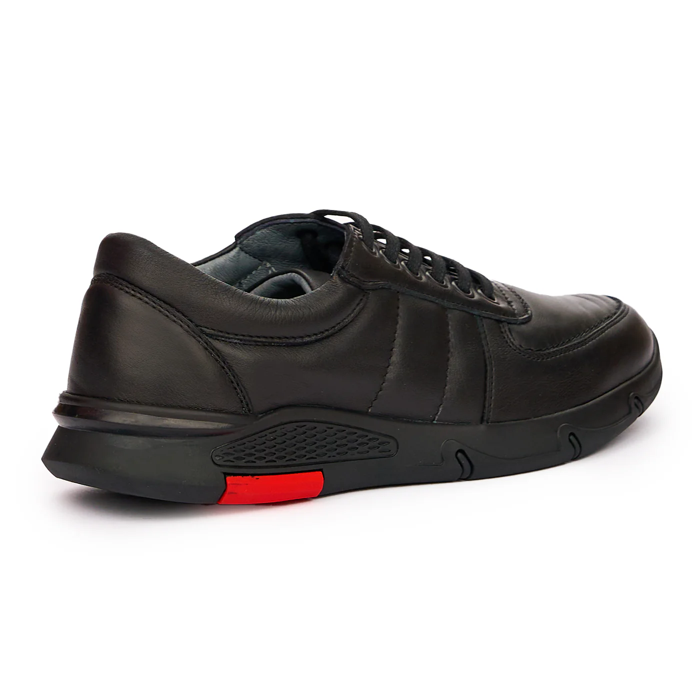Pantofi Sport din Piele Naturala neagra 7126 - Image 2