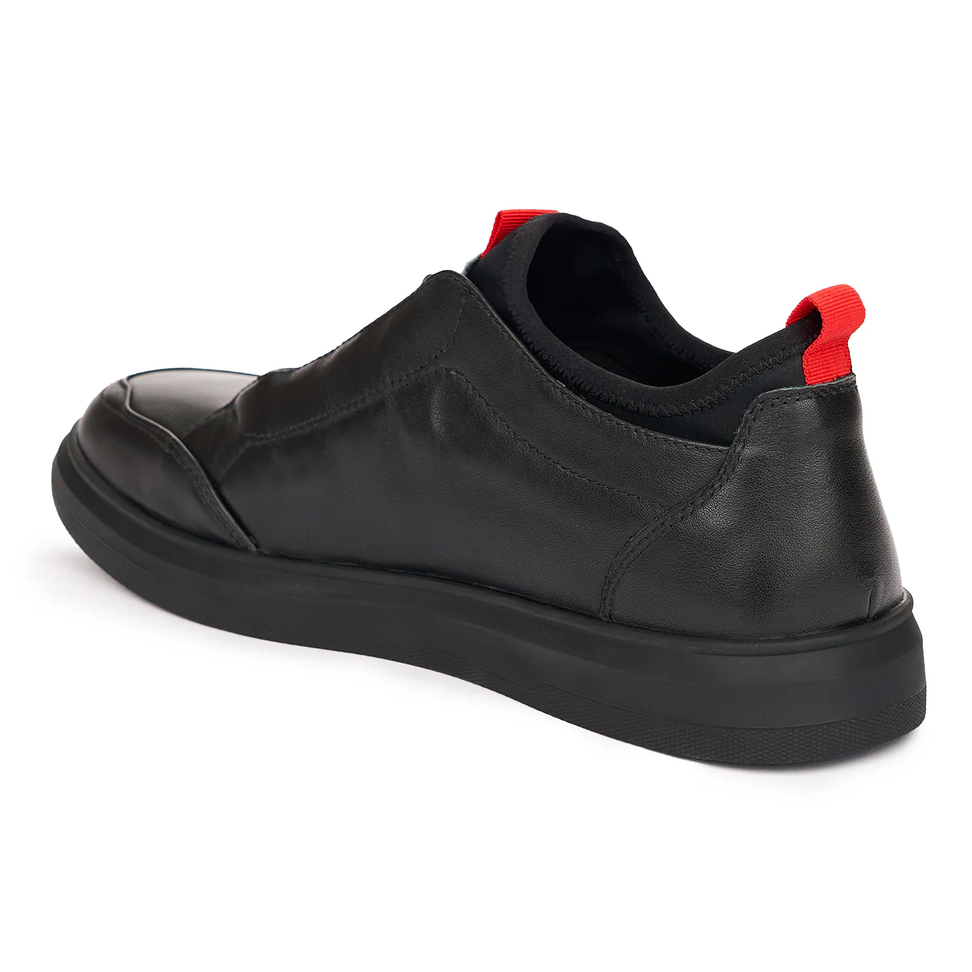 Pantofi Sport Negri Barbati din Piele Naturala 7333 - Image 2