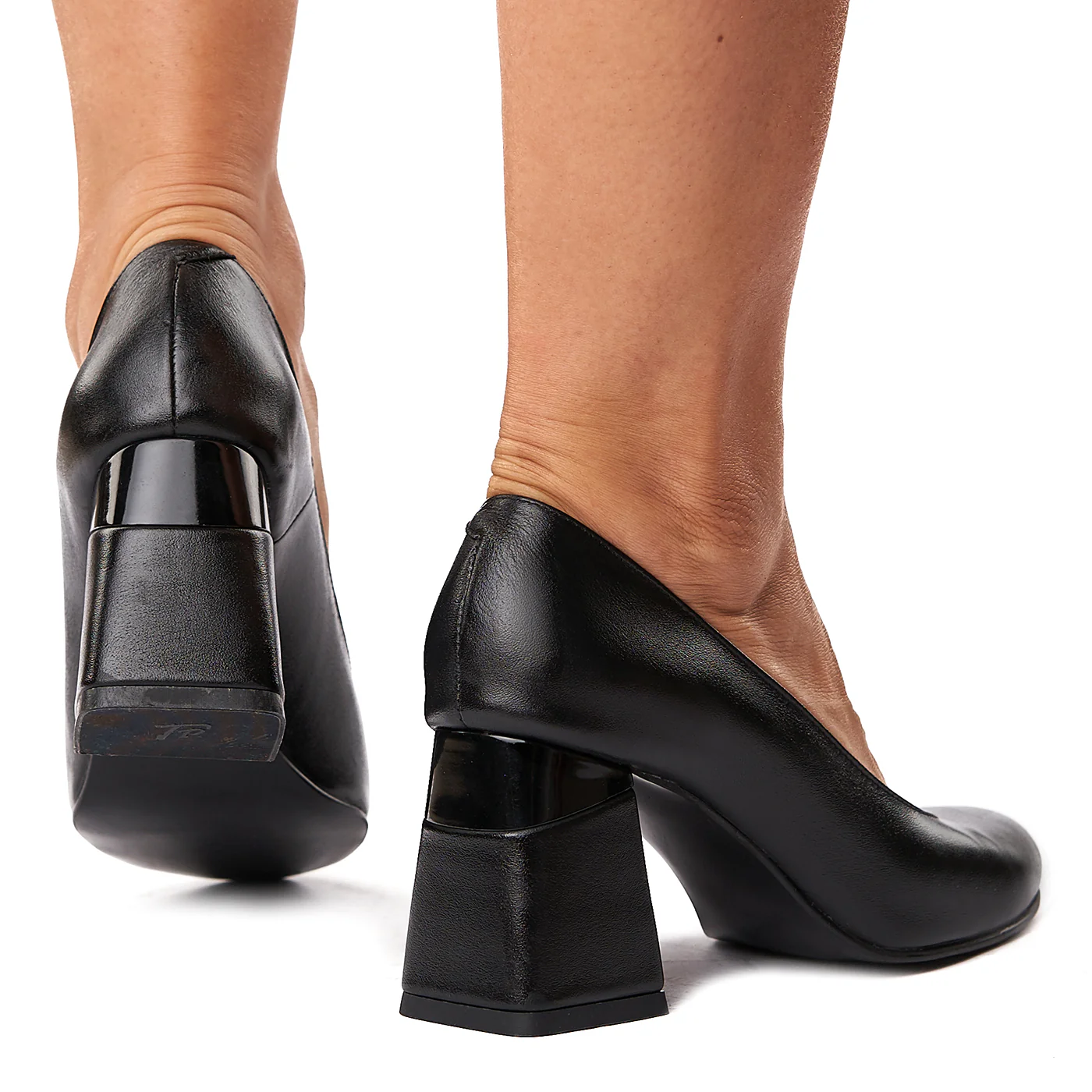 Pantofi stiletto eleganti din piele naturala 4290 - Image 4