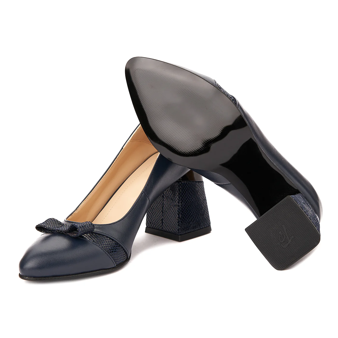 Pantofi stiletto eleganti din piele naturala 4317 - Image 3