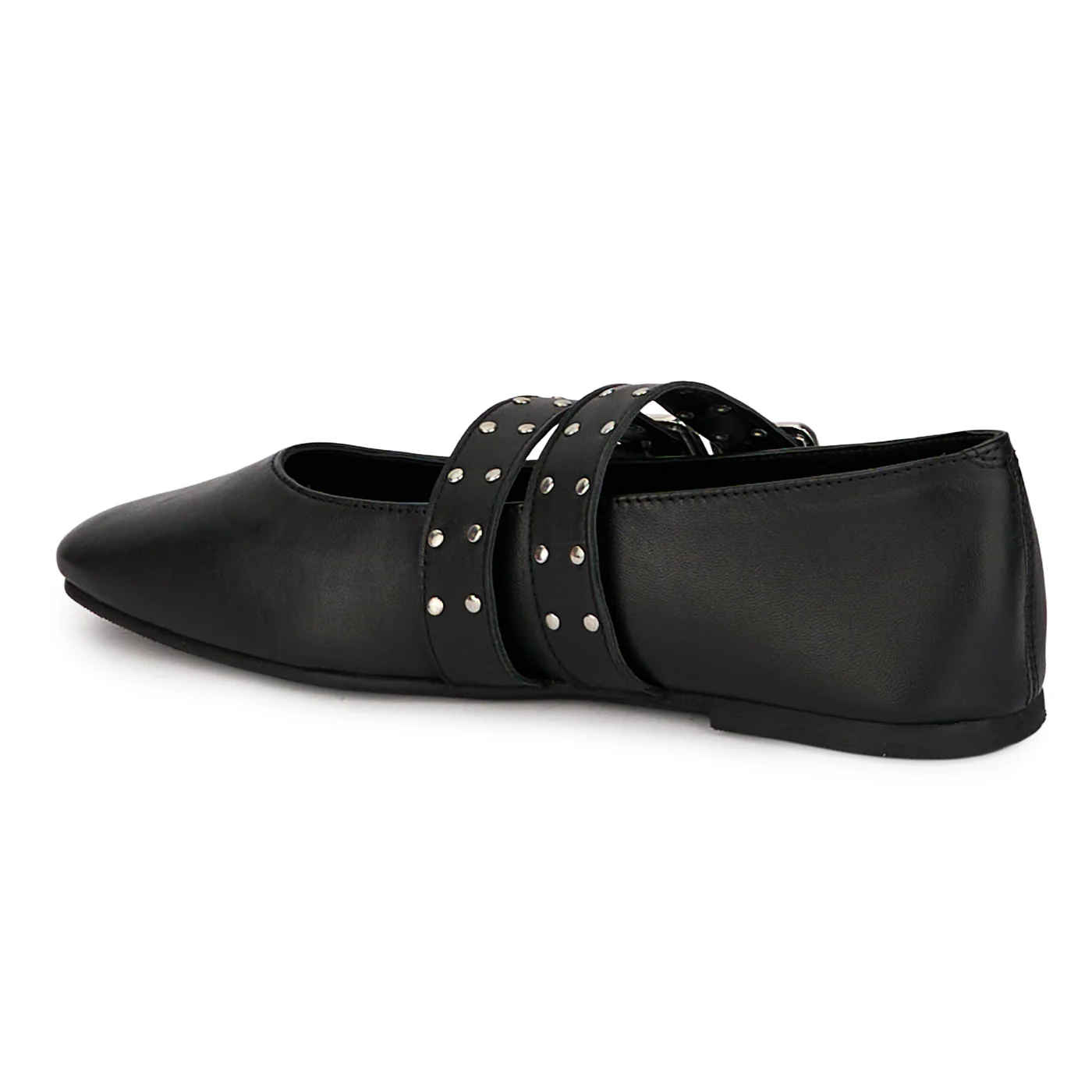 Pantofi dama din piele naturala neagra 18419 - Image 2