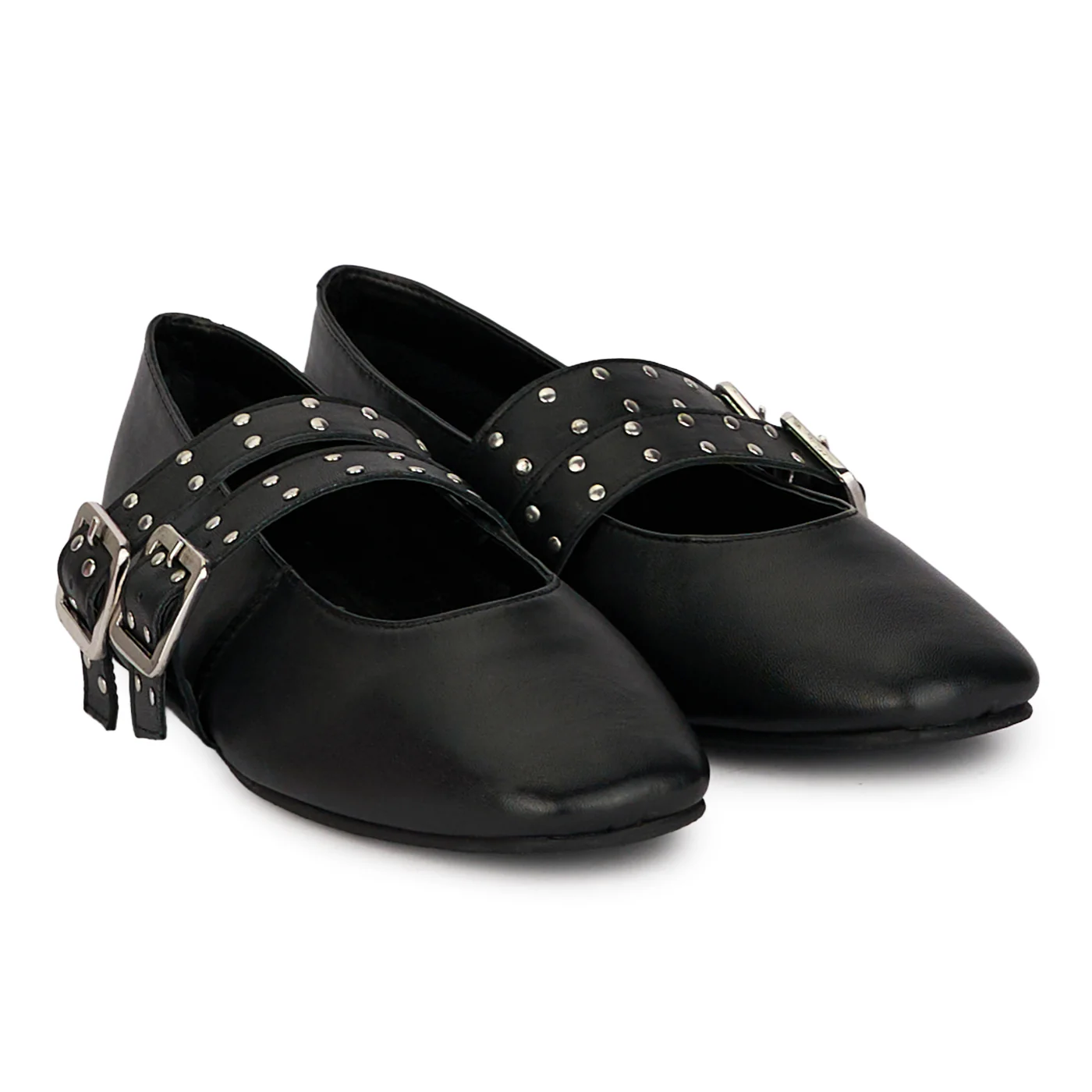 Pantofi dama din piele naturala neagra 18419 - Image 4