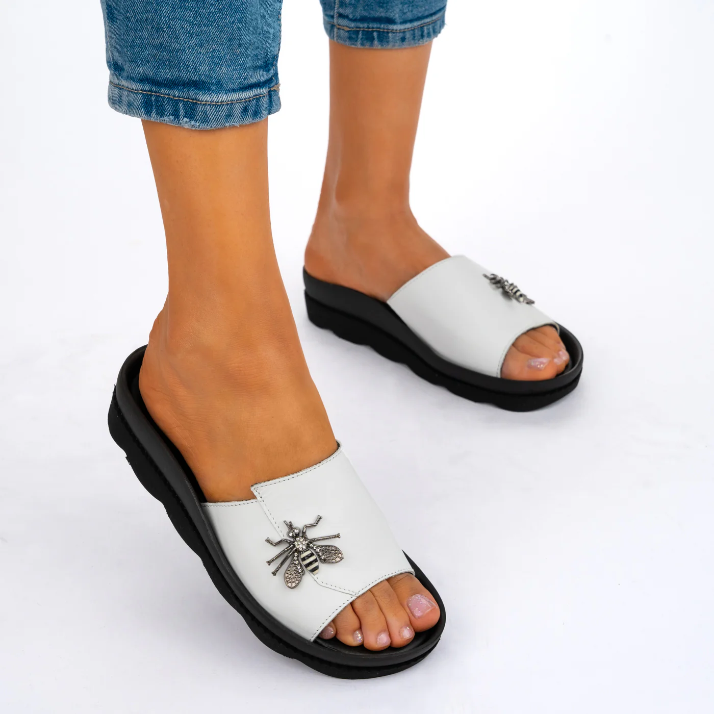 Papuc dama din piele naturala 10153 - Image 2