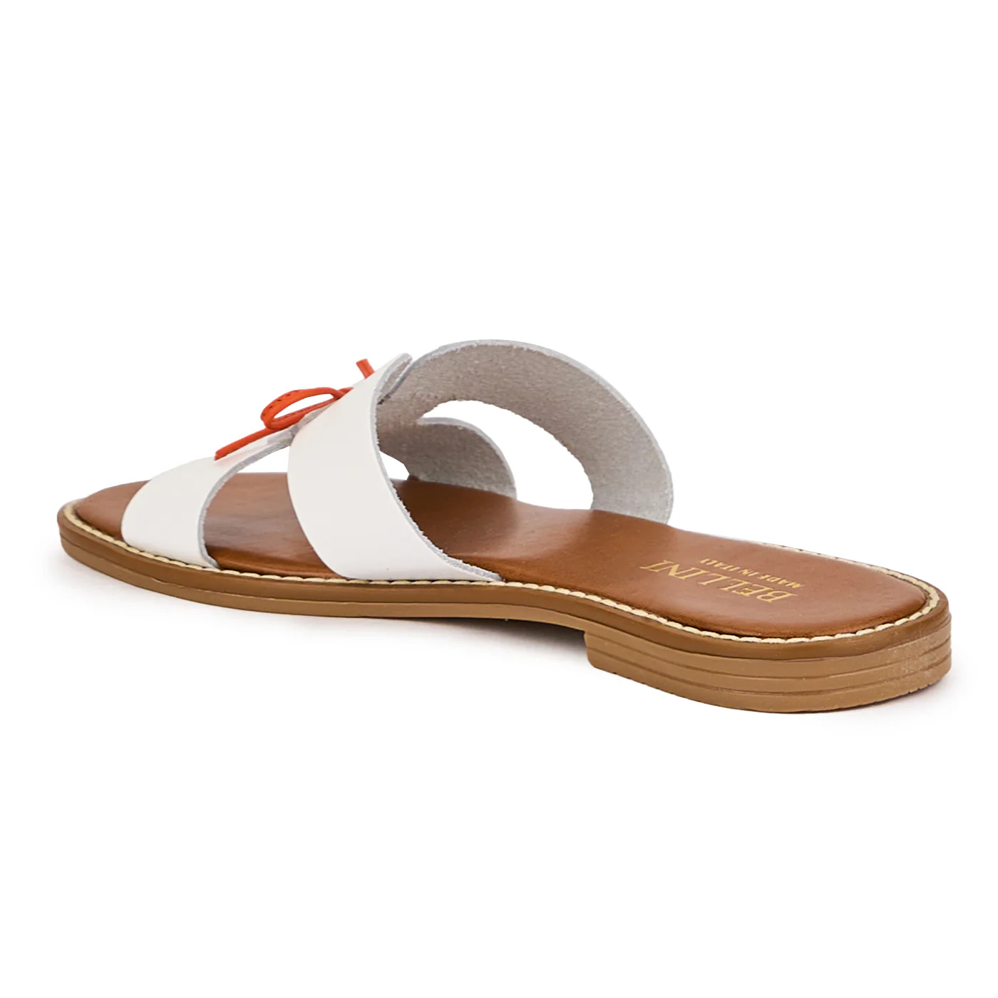 Papuc dama din piele naturala alba 16390 - Image 2