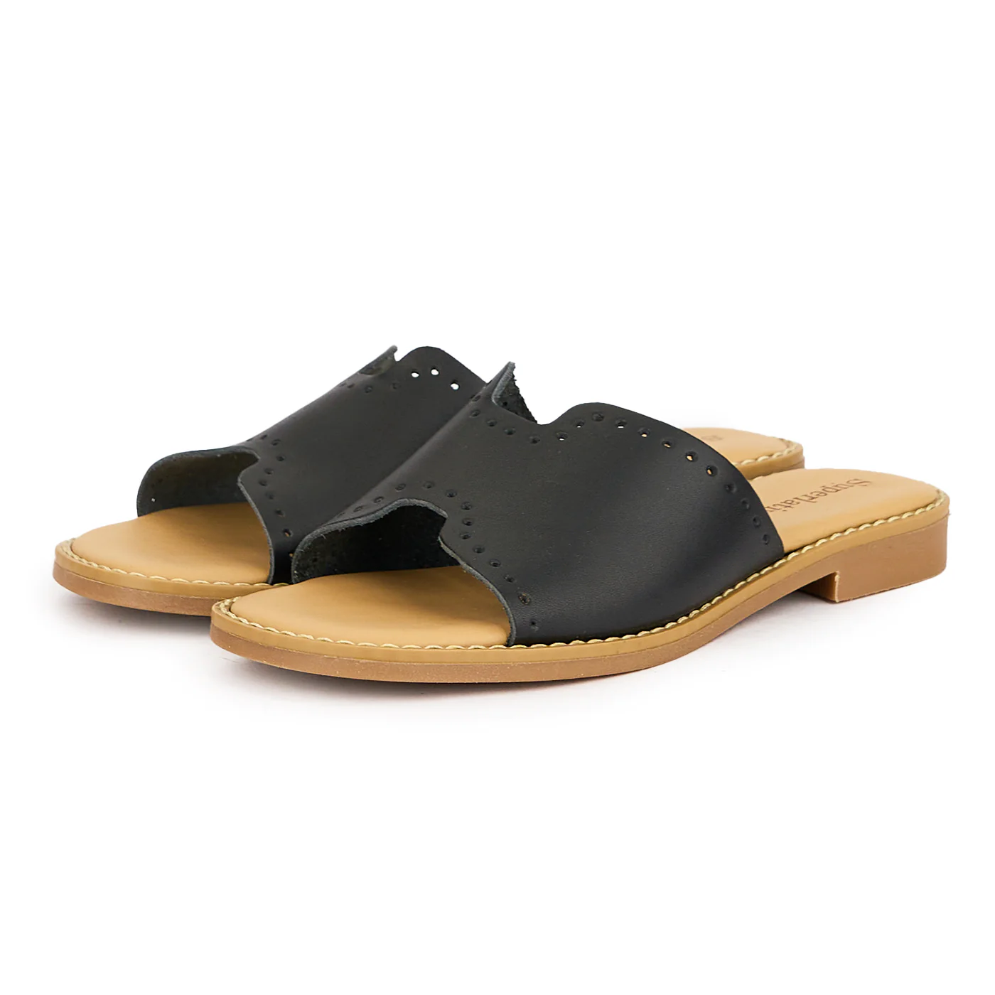 Papuc dama din piele naturala  cu talpa joasa 16153 - Image 3
