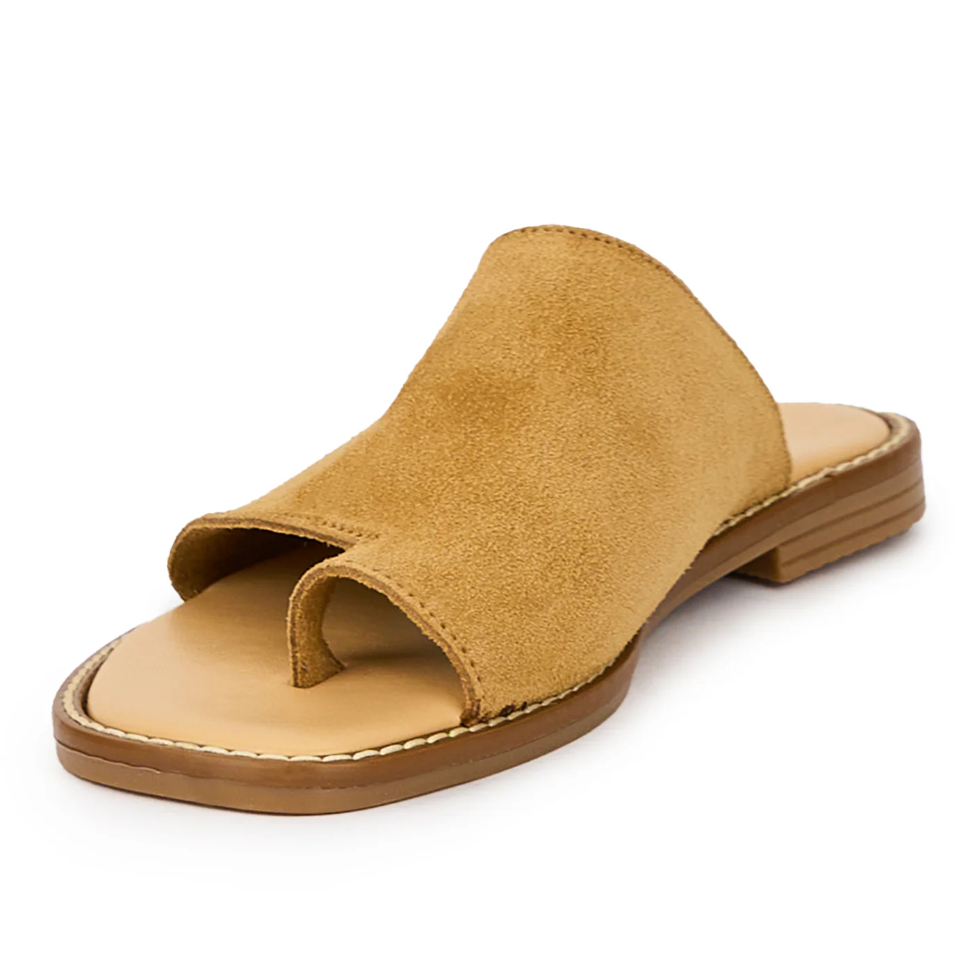 Papuc dama din piele naturala bej 15413 - Image 3