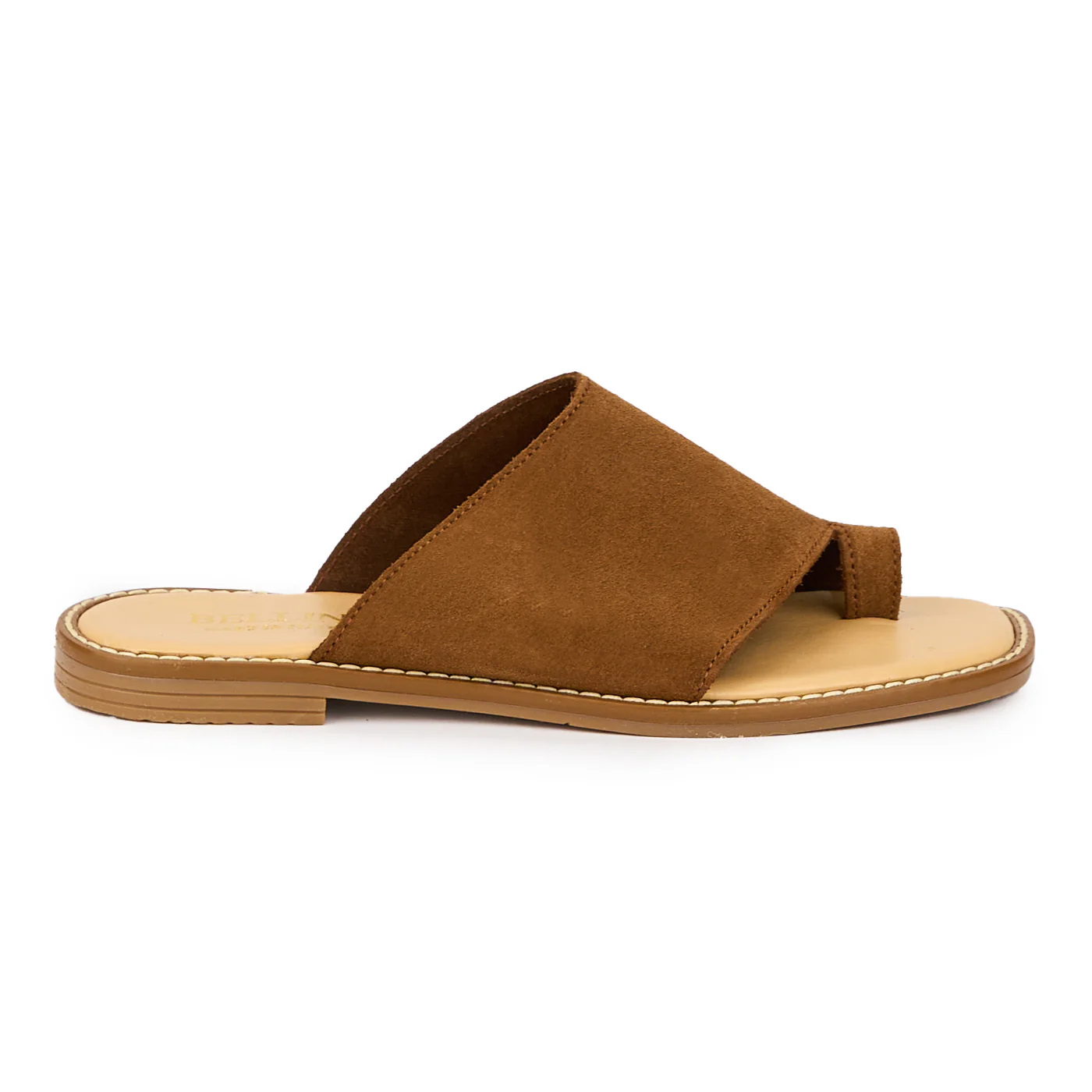 Papuc dama din piele naturala maro 15376