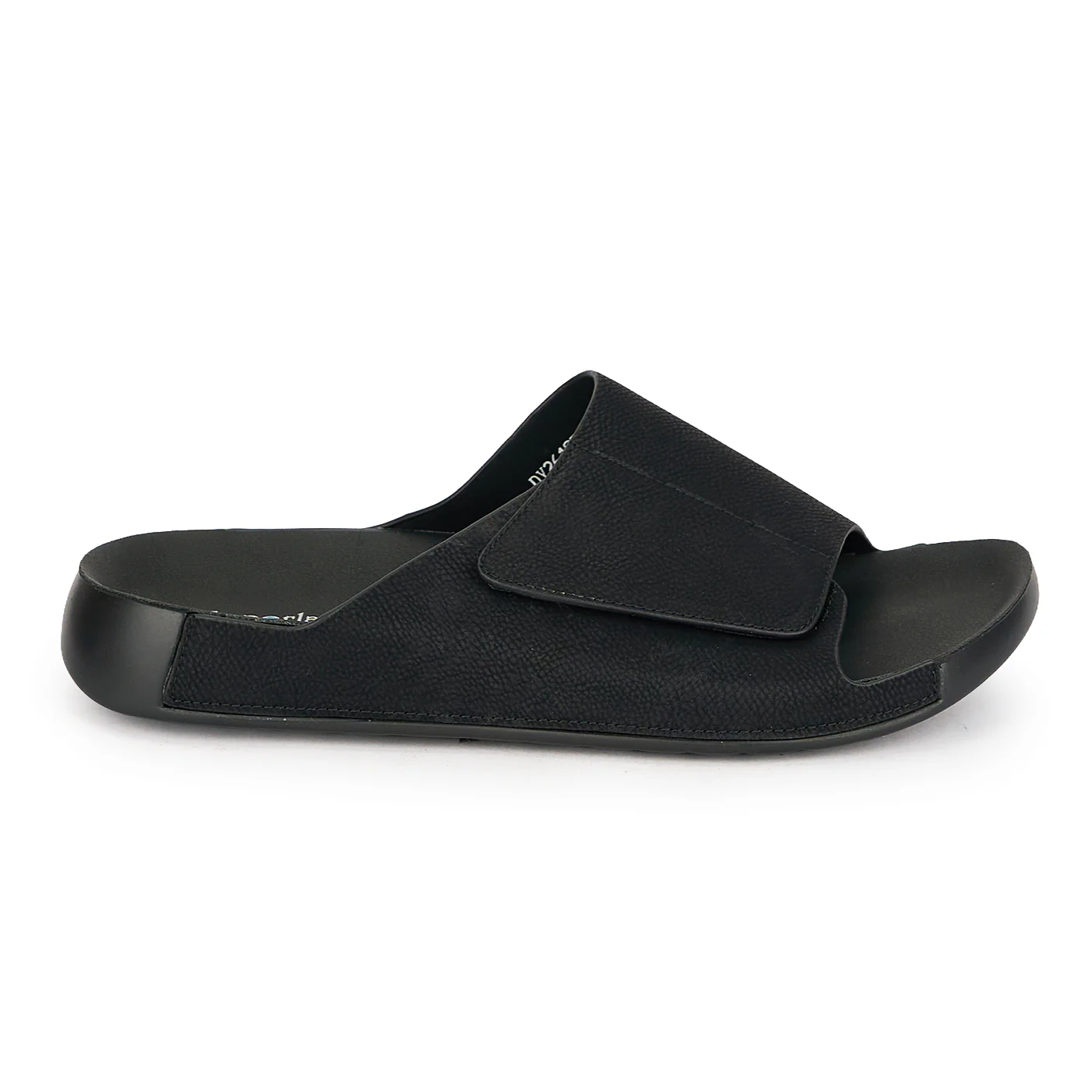 Papuci barbati din piele naturala neagra 20188