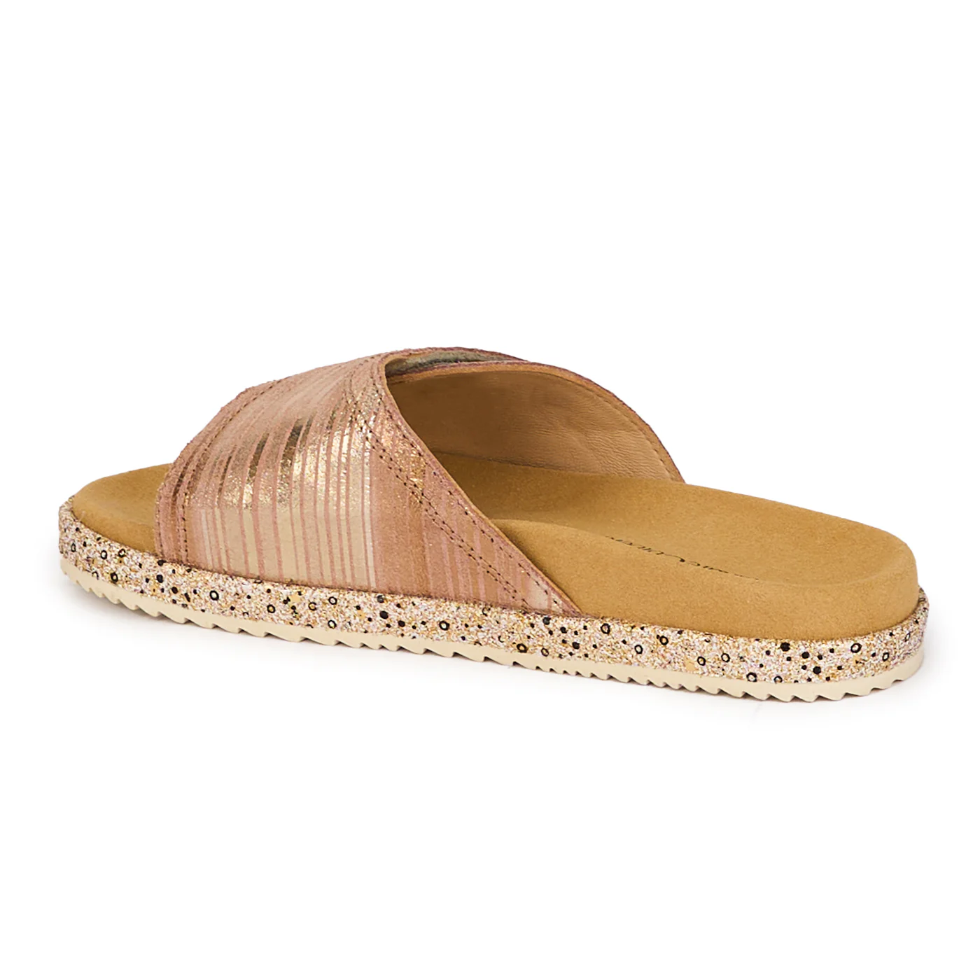 Papuci dama din piele naturala roz 18332 - Image 2