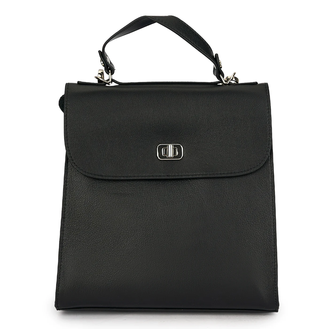 Rucsac damă din piele naturala neagra 21676