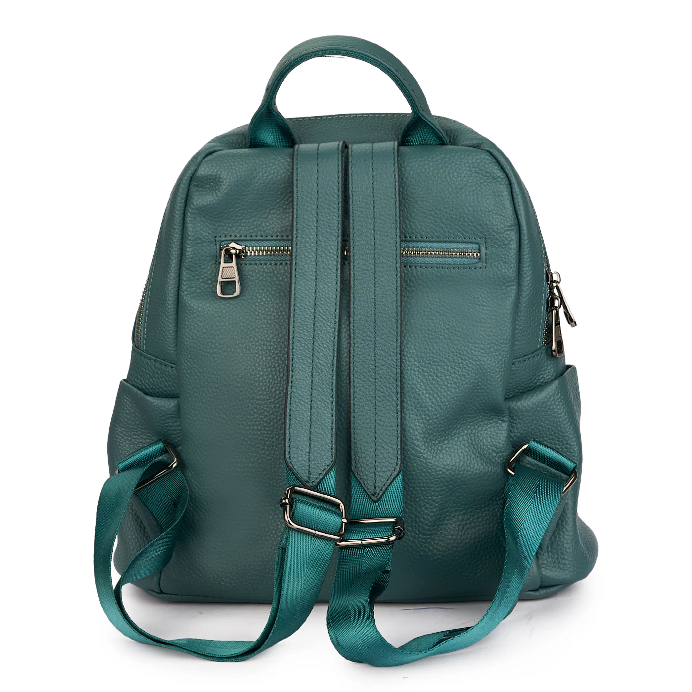 Rucsac din piele naturala bleu 21449 - Image 3
