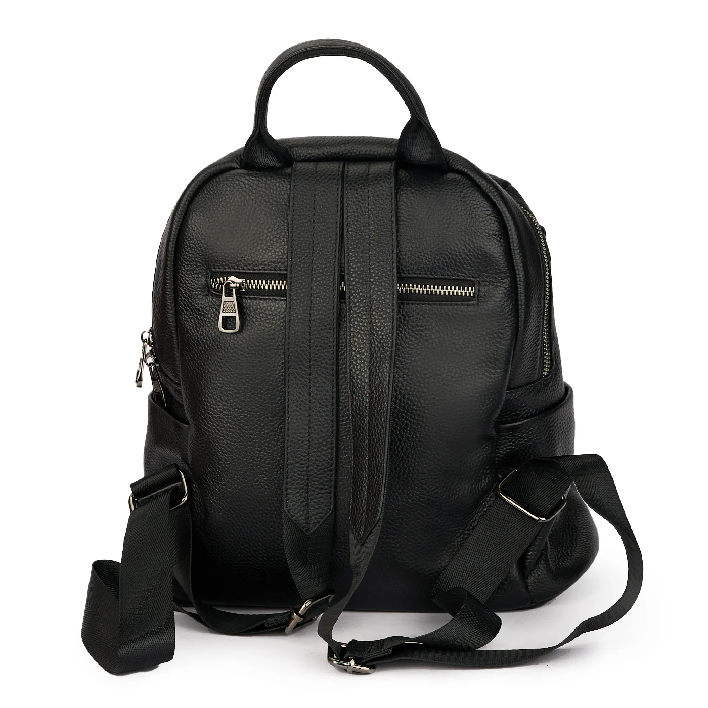 Rucsac din piele naturala neagra 21204 - Image 3