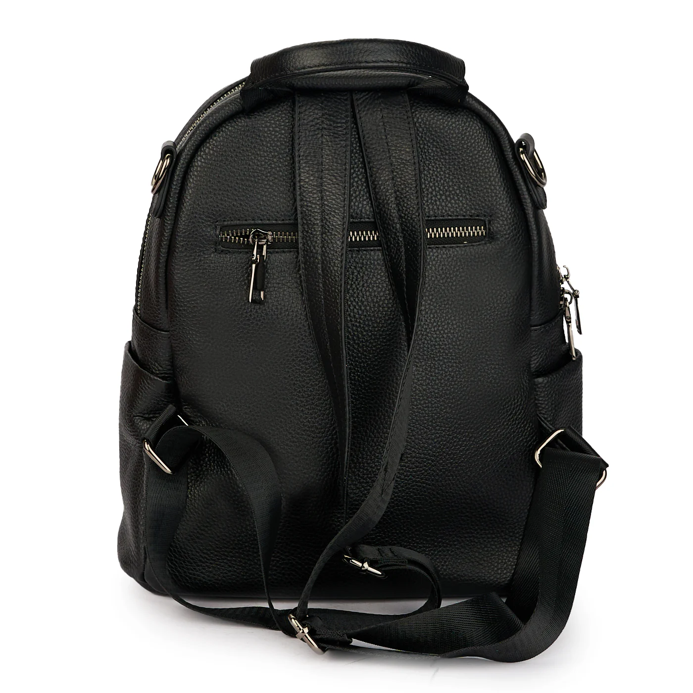 Rucsac din piele naturala neagra 21205 - Image 3