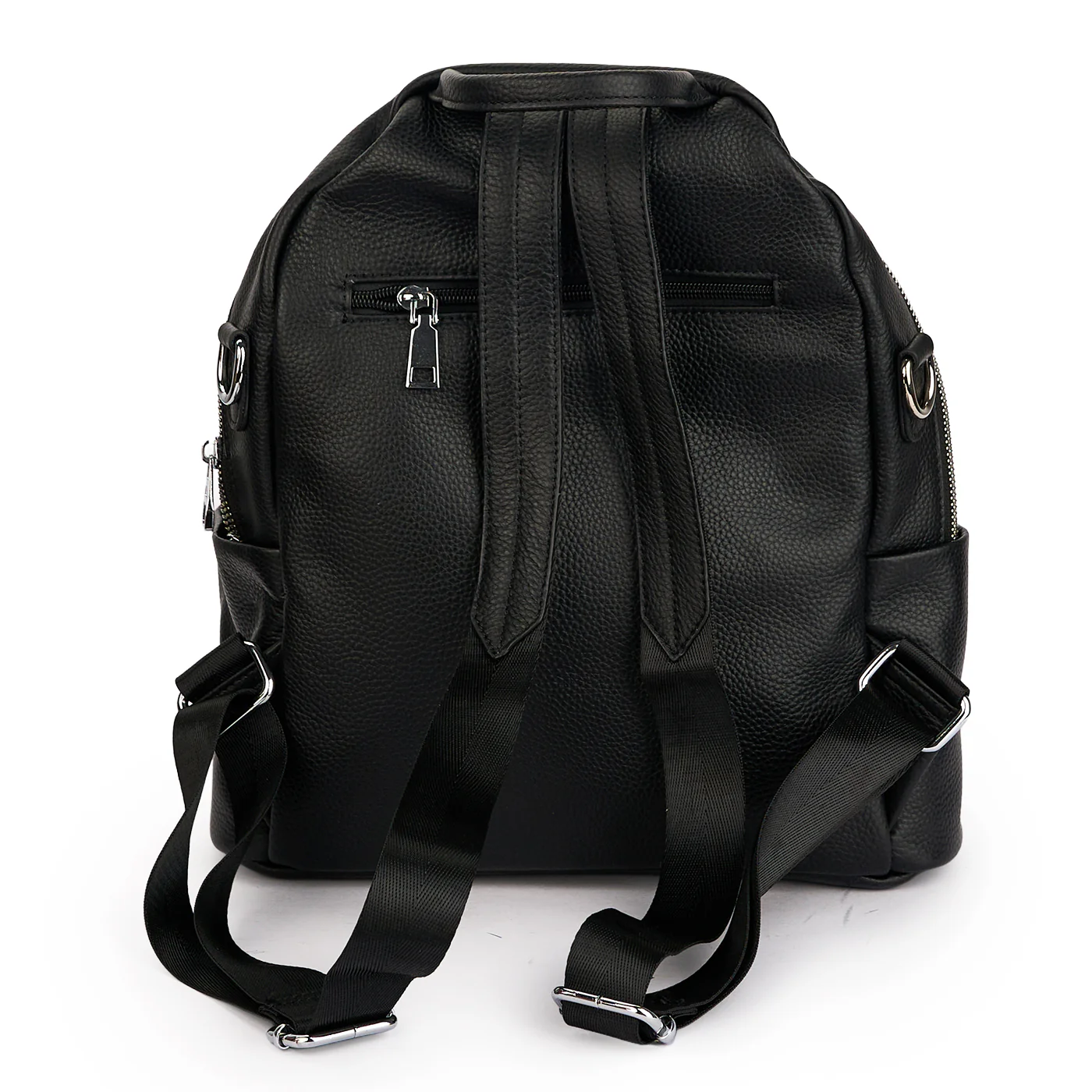 Rucsac din piele naturala neagra 21349 - Image 3