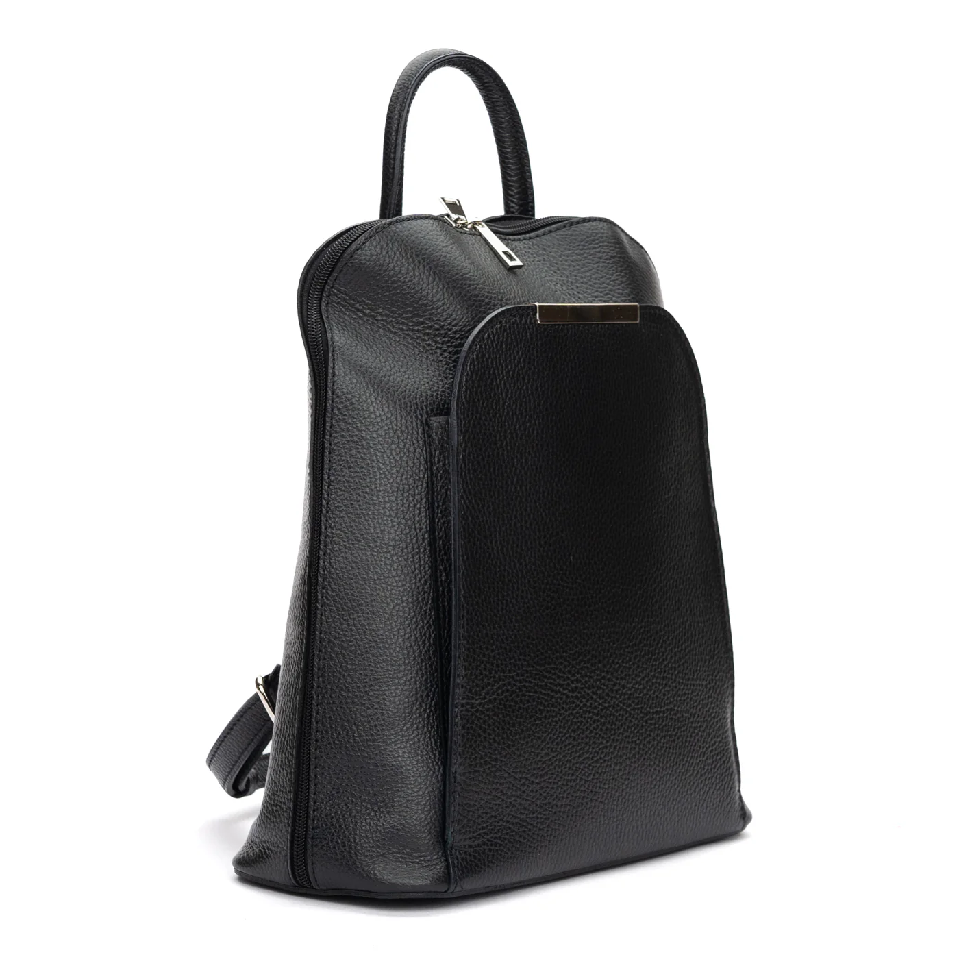 Rucsac elegant dama din piele naturala neagra 11044 - Image 2