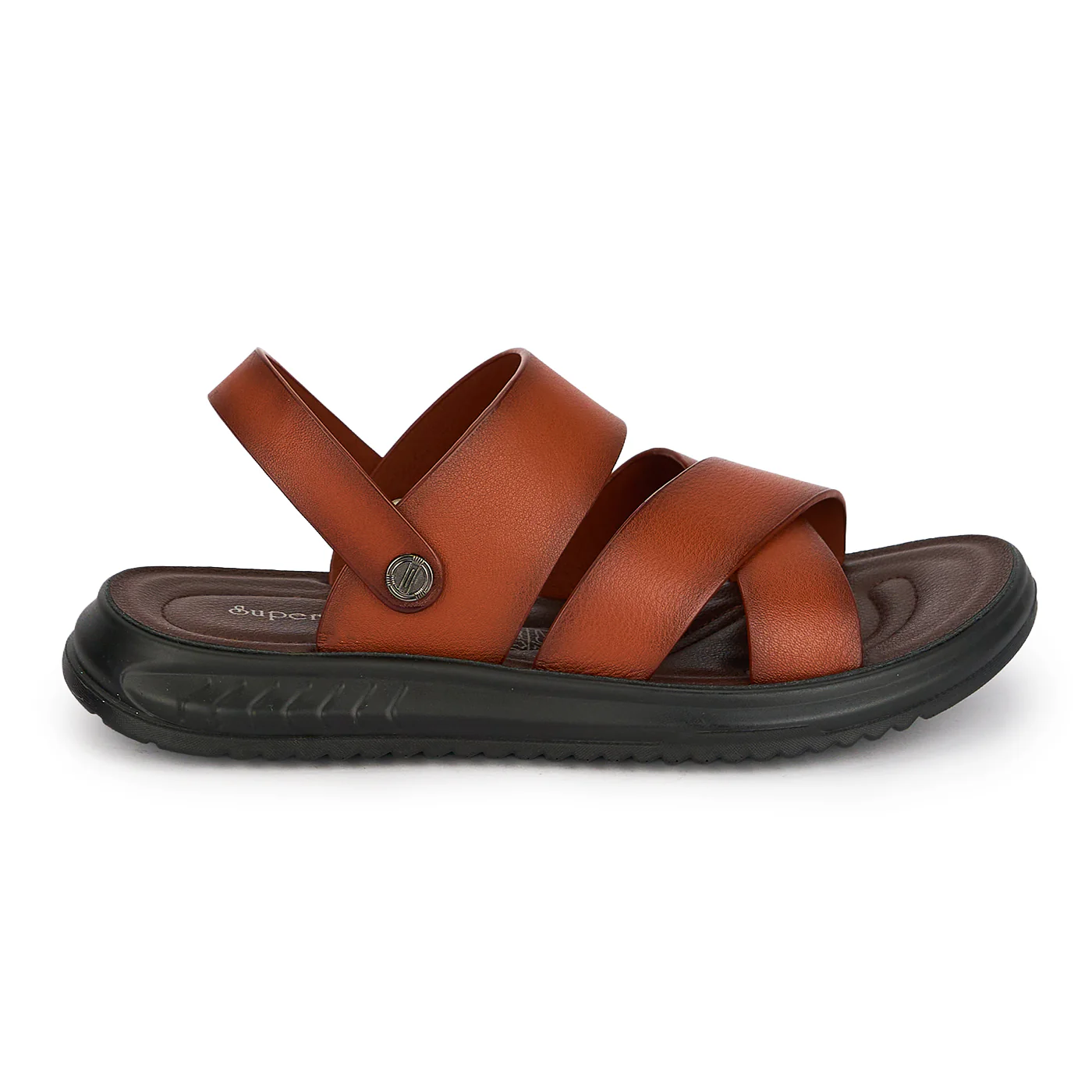 Sandale barbati din piele naturala maro 20167