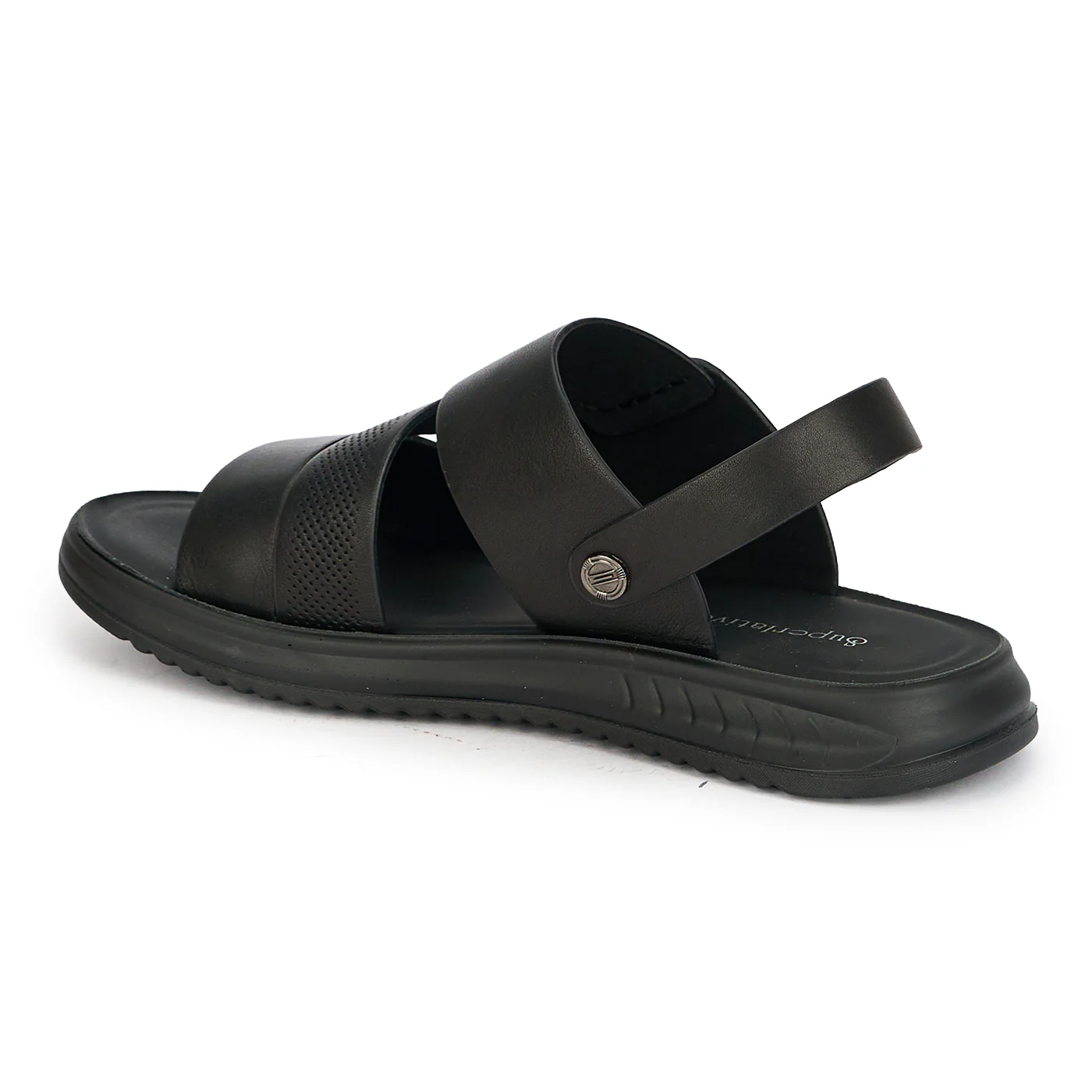 Sandale barbati din piele naturala neagra 20173 - Image 3