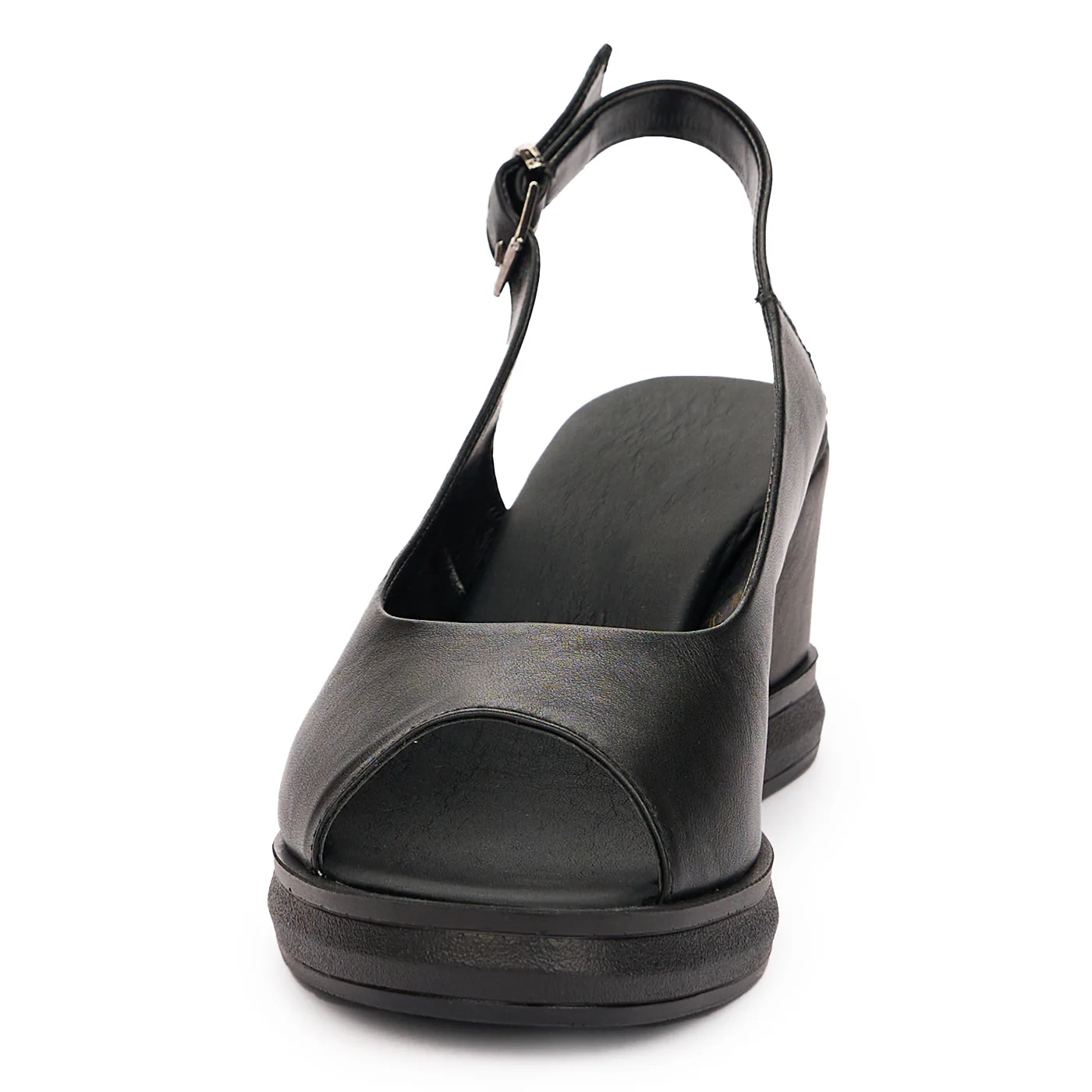Sandale Cu Platforma Din Piele Naturala 8920 - Image 4