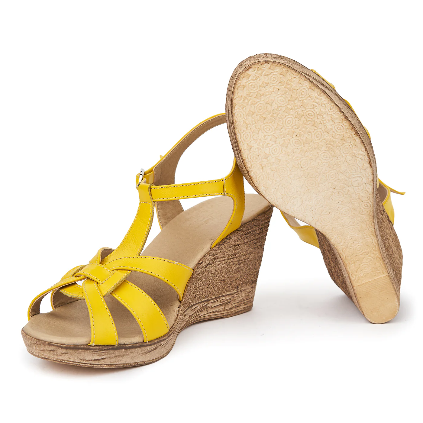 Sandale dama cu platforma din piele naturala 2428 - Image 3