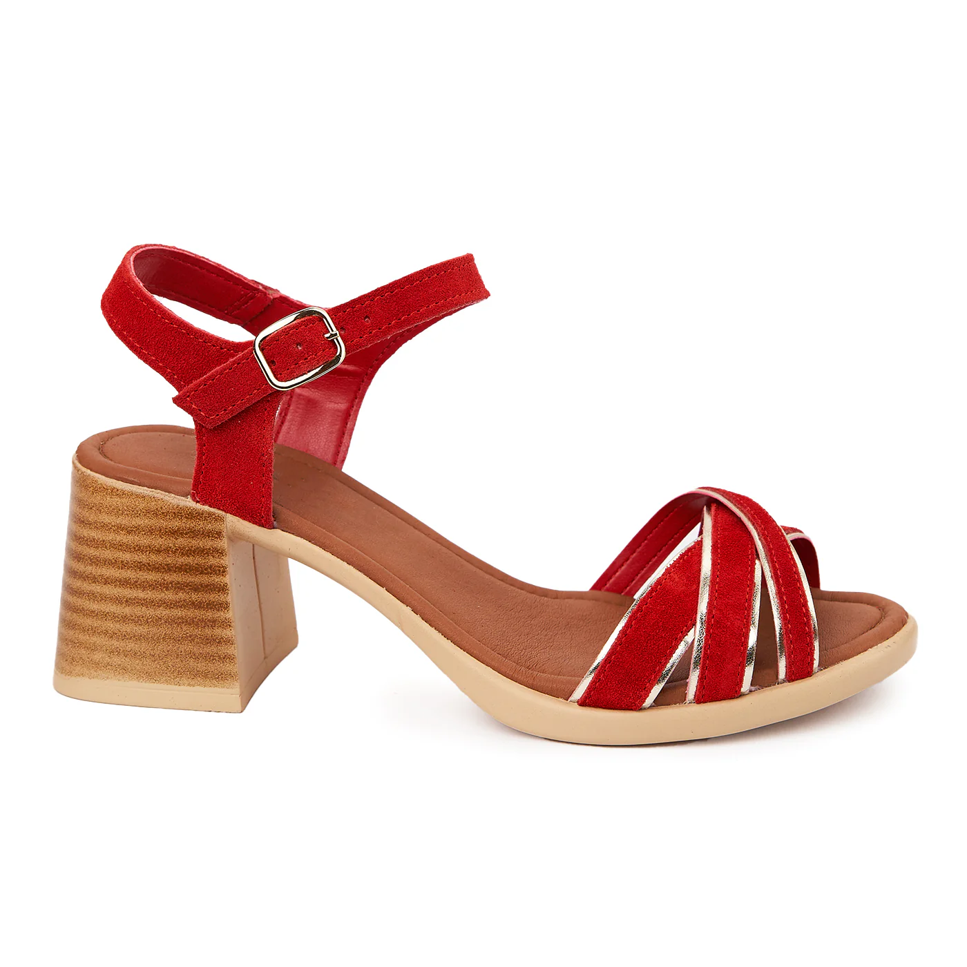 Sandale dama cu platforma din piele naturala 5561