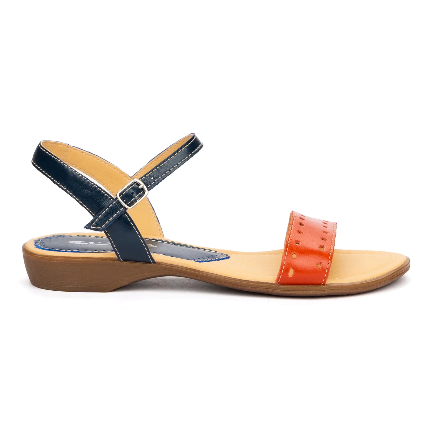 Sandale dama cu talpa joasa din piele naturala 2631 - Image 3