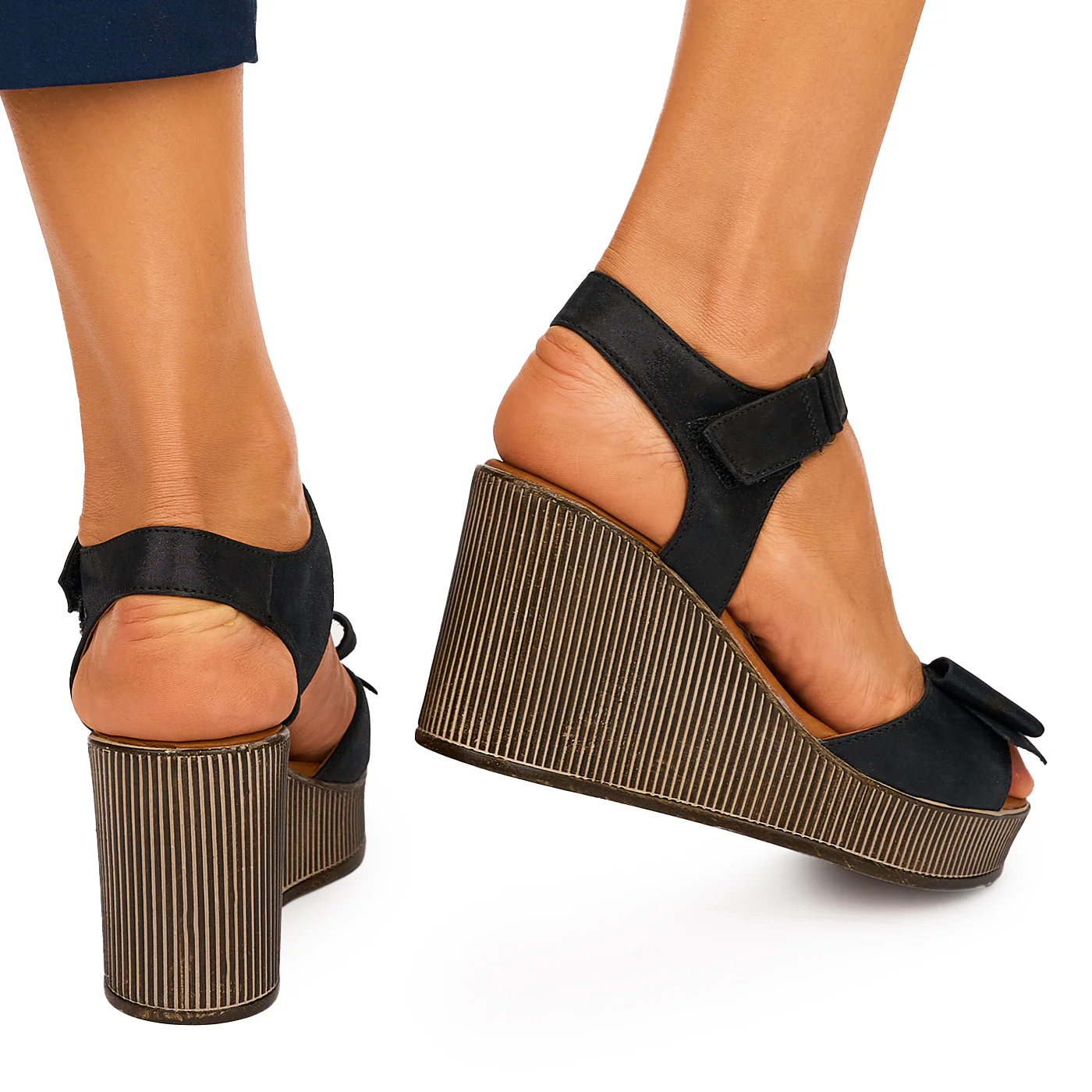 Sandale dama din piele cu platforma 10158 - Image 2