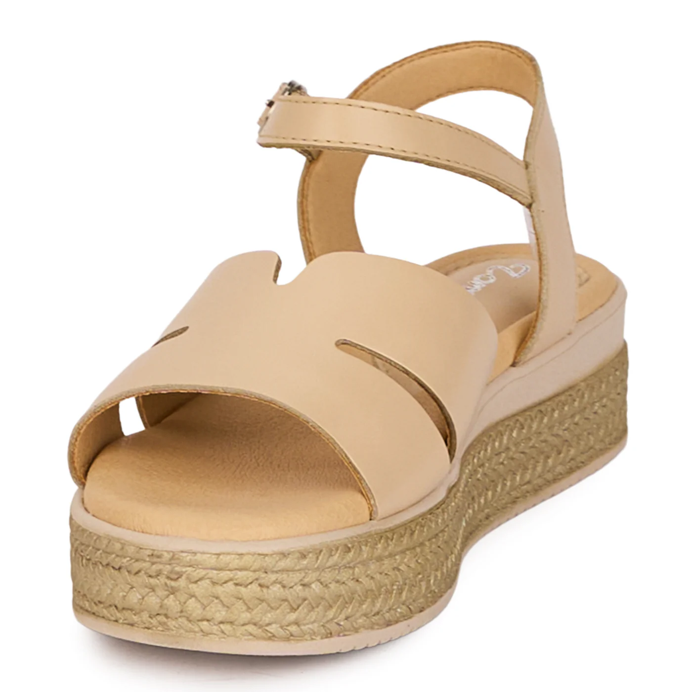 Sandale dama din piele naturala bej 18528 - Image 3