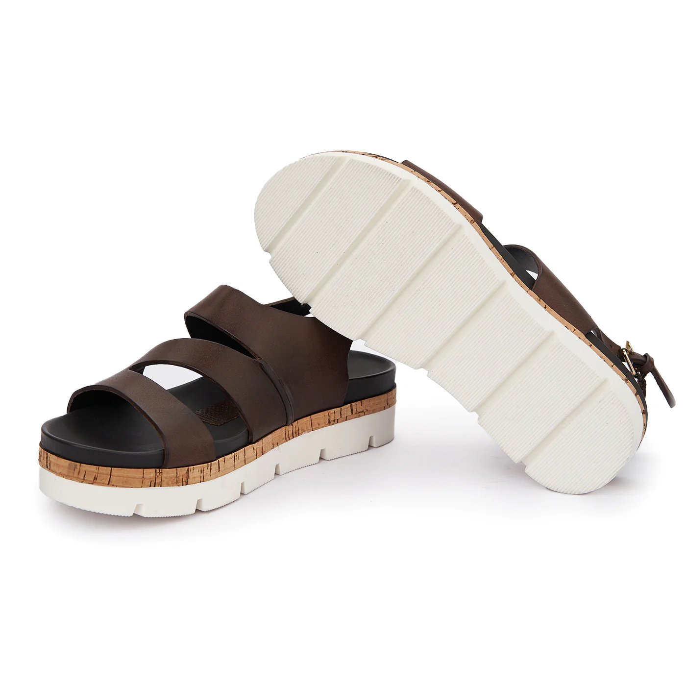Sandale dama din piele naturala cu talpa joasa 2245 - Image 3