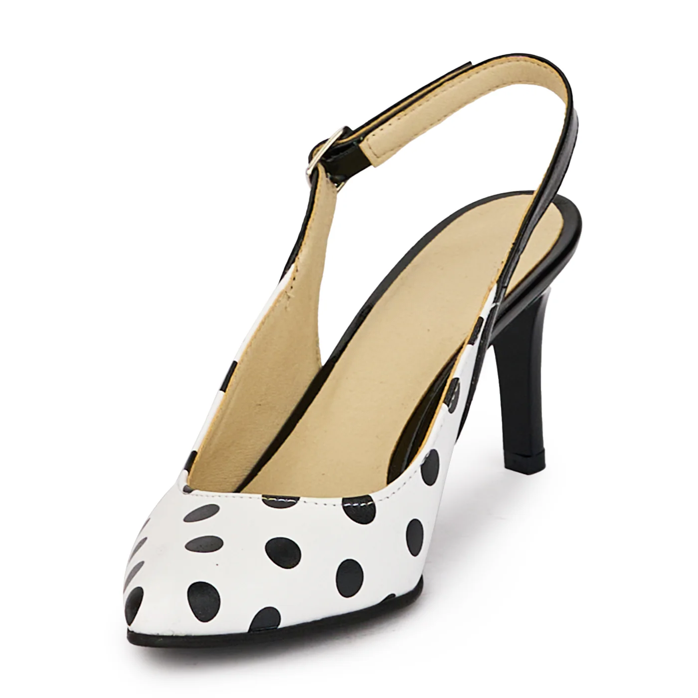 Sandale dama din piele naturala cu toc 7.5 cm 18319 - Image 3