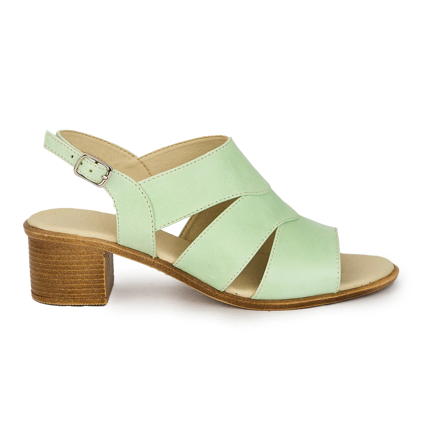 Sandale dama din piele naturala cu toc mic 17876