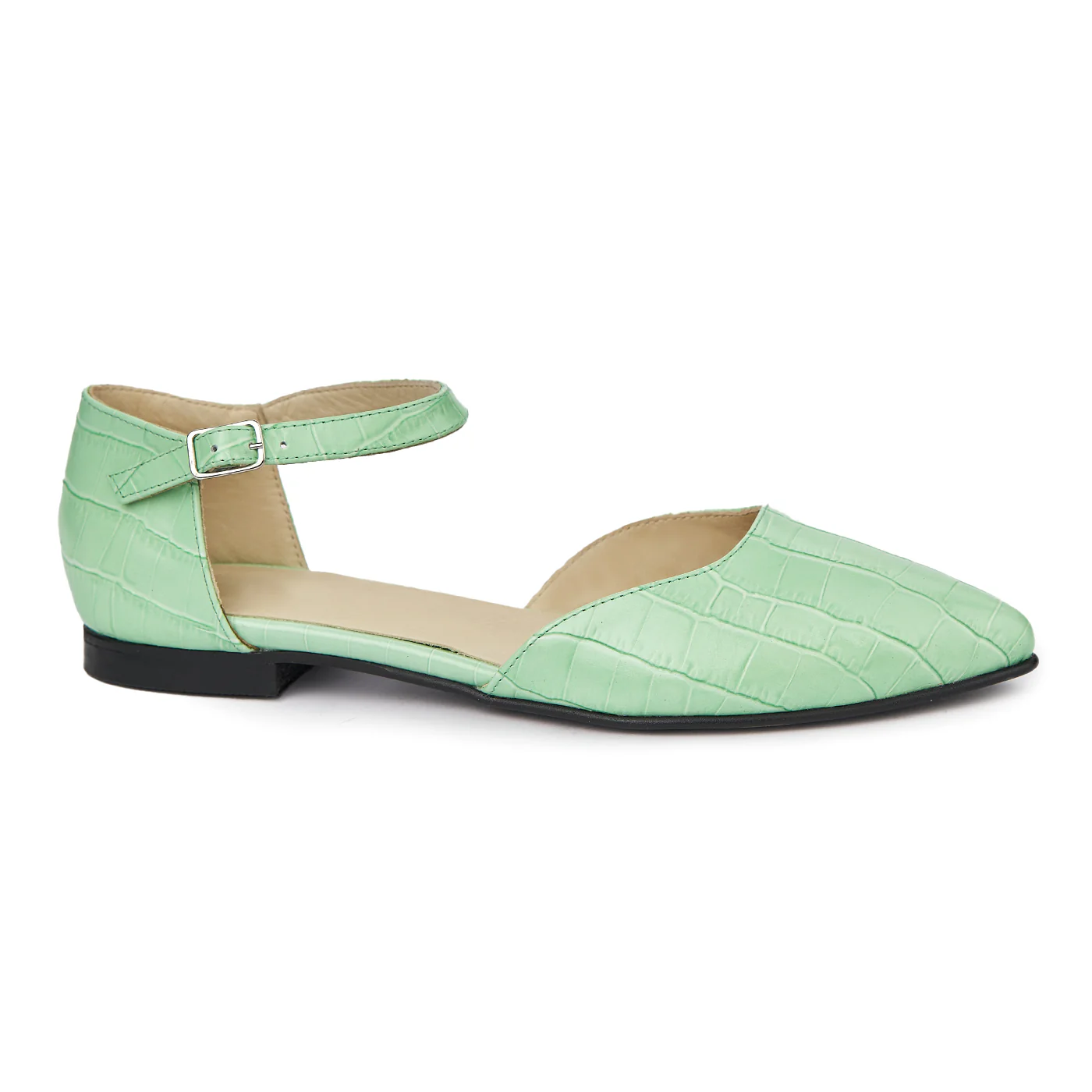 Sandale dama din piele naturala cu toc mic 5399