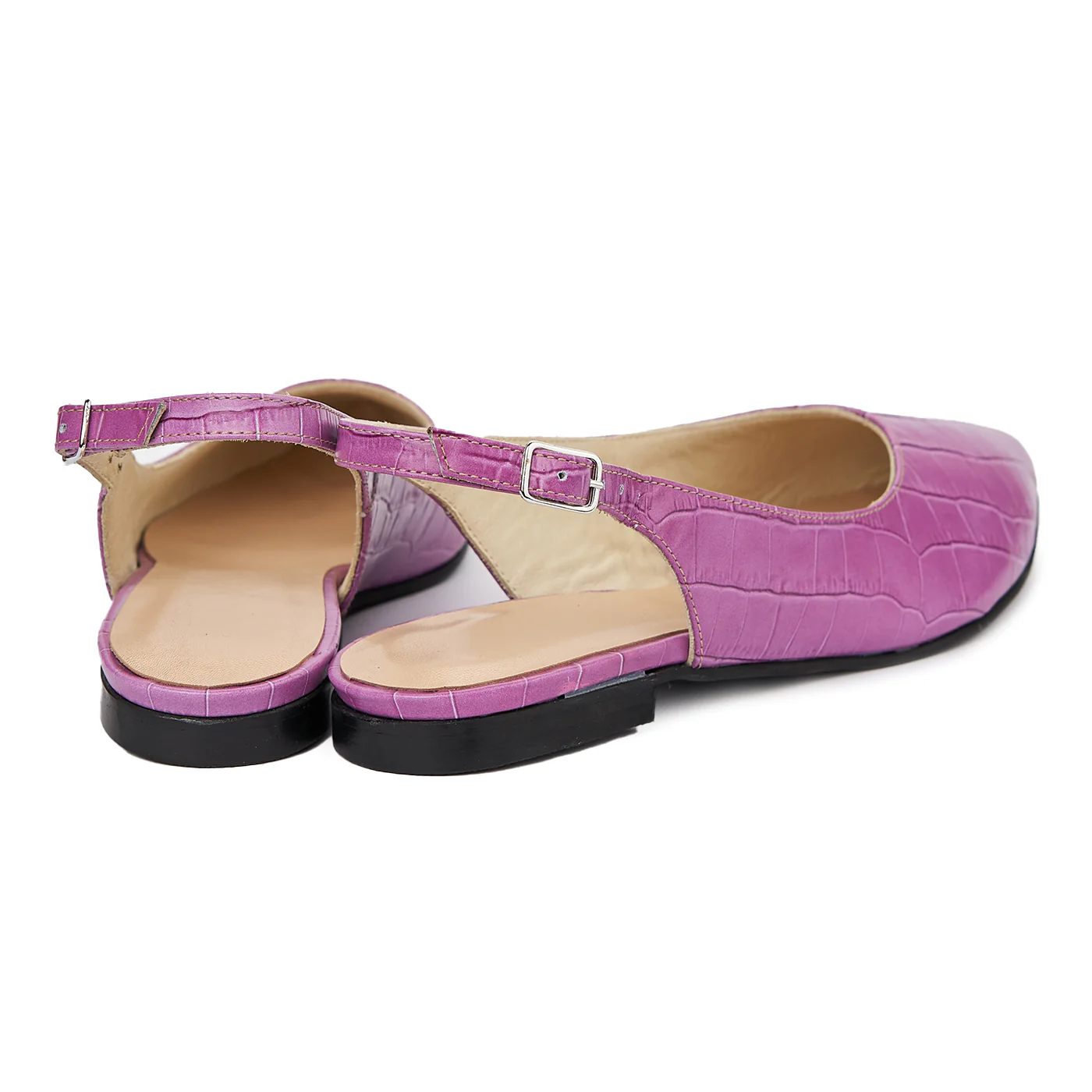 Sandale dama din piele naturala cu toc mic 5404 - Image 2
