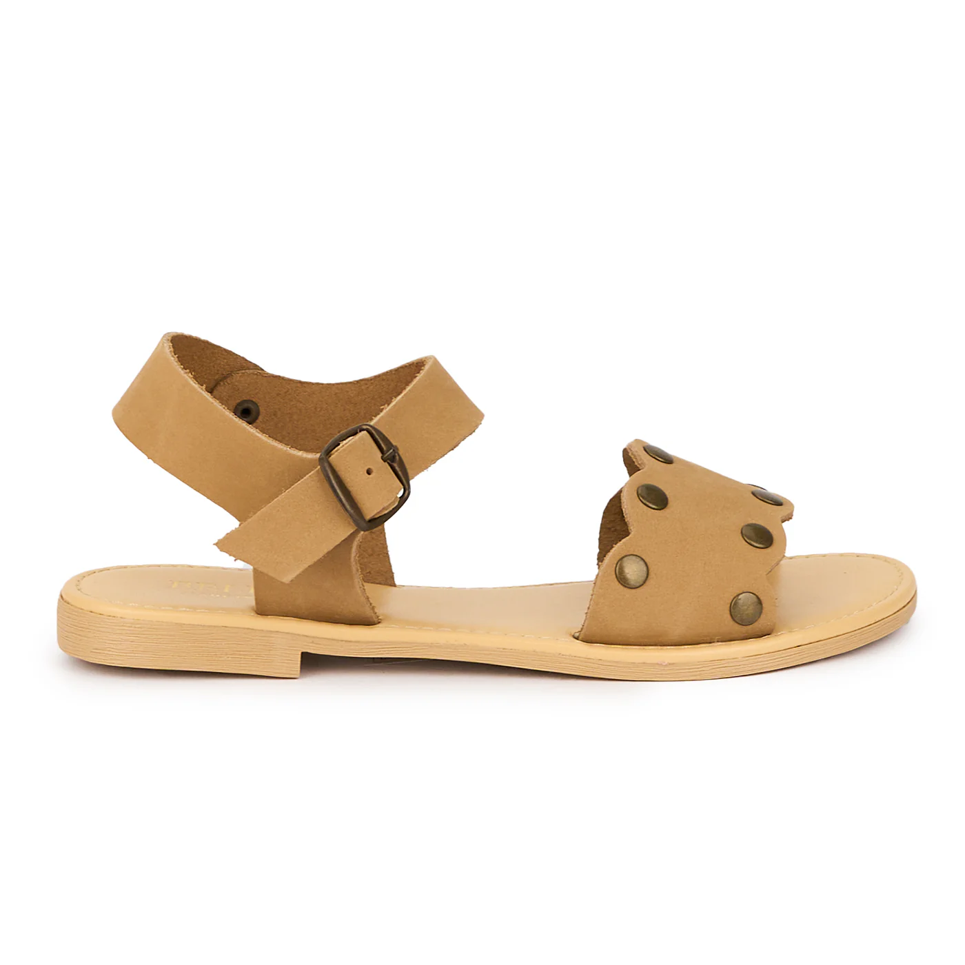 Sandale dama din piele naturala maro 15389