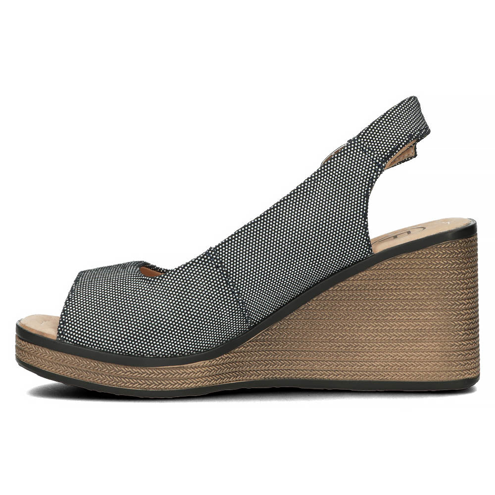 Sandale dama din piele naturala multicolor 13320 - Image 3