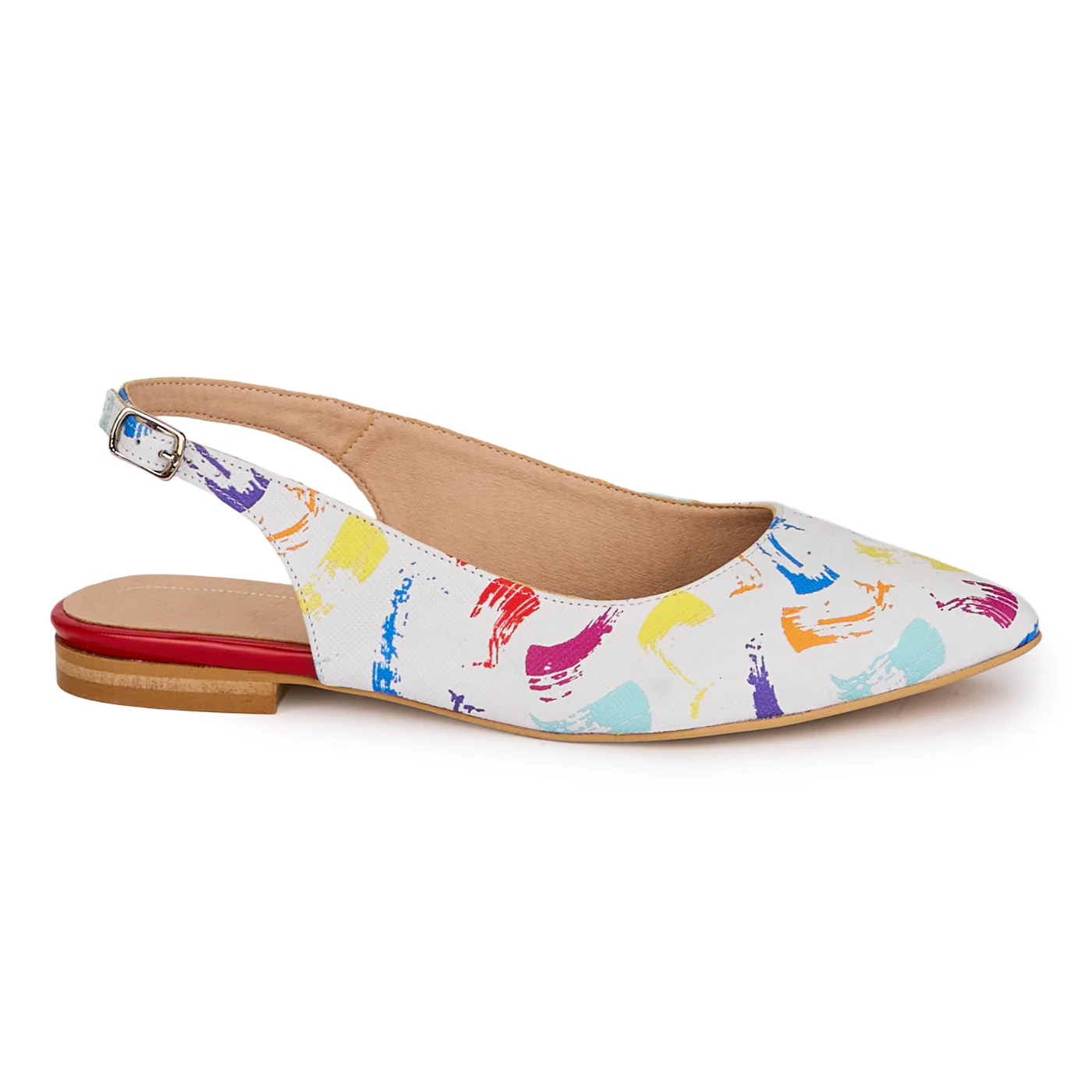 Sandale dama din piele naturala multicolora 18631