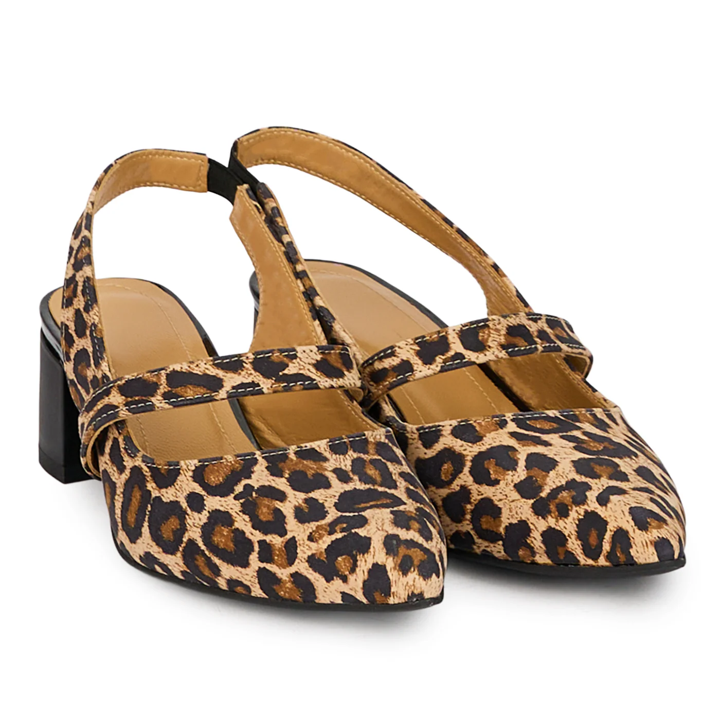 Sandale dama din piele naturala multicolora cu toc gros 4.5 cm 18370 - Image 4