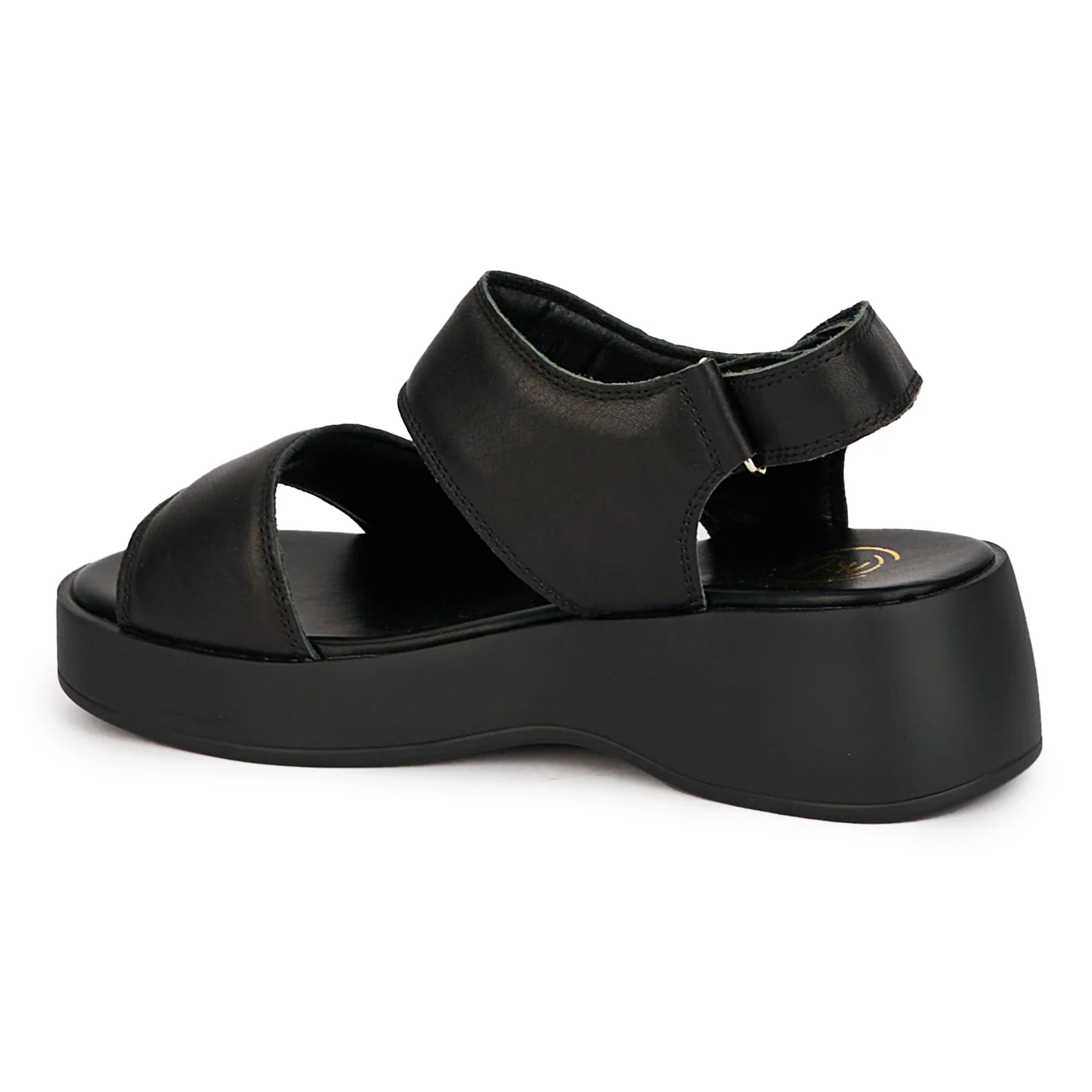 Sandale dama din piele naturala neagra 18210 - Image 2