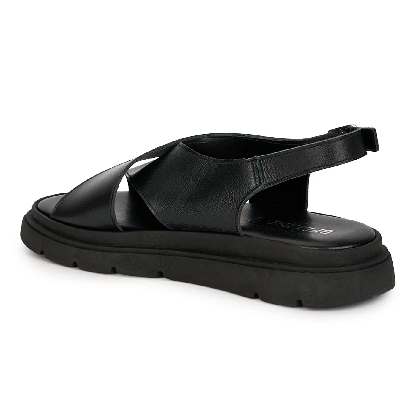 Sandale dama din piele naturala neagra 18456 - Image 2