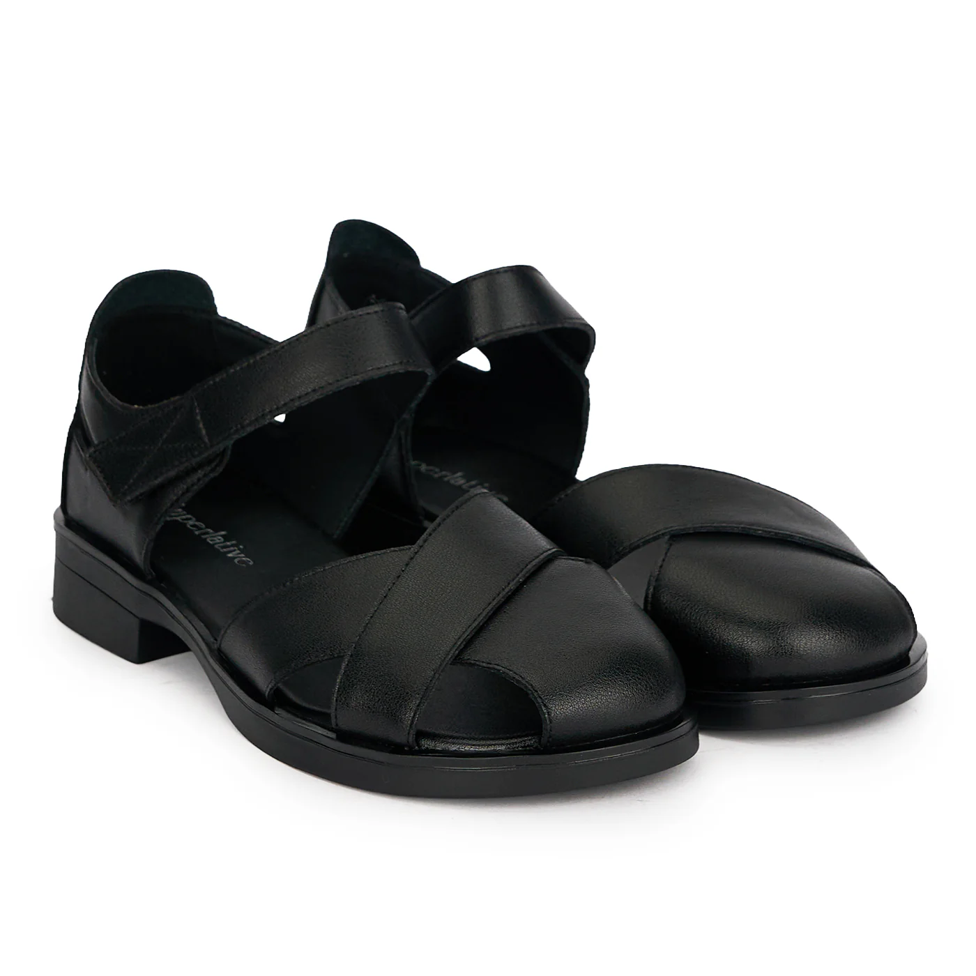 Sandale dama din piele naturala neagra 19603 - Image 4