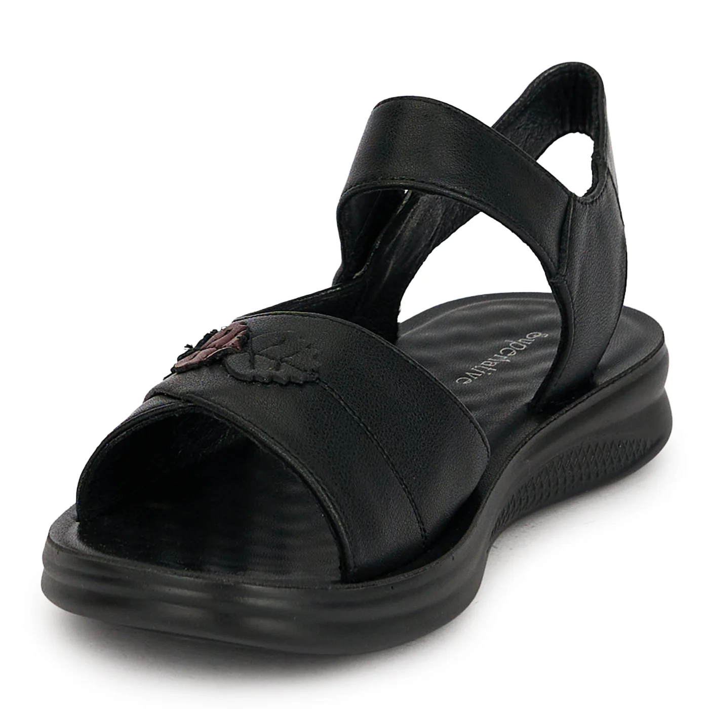 Sandale dama din piele naturala neagra 19751 - Image 3