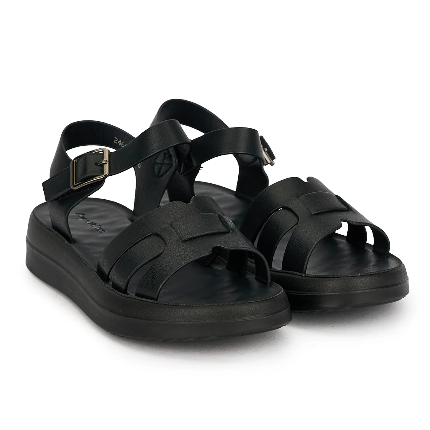 Sandale dama din piele naturala neagra 19754 - Image 4
