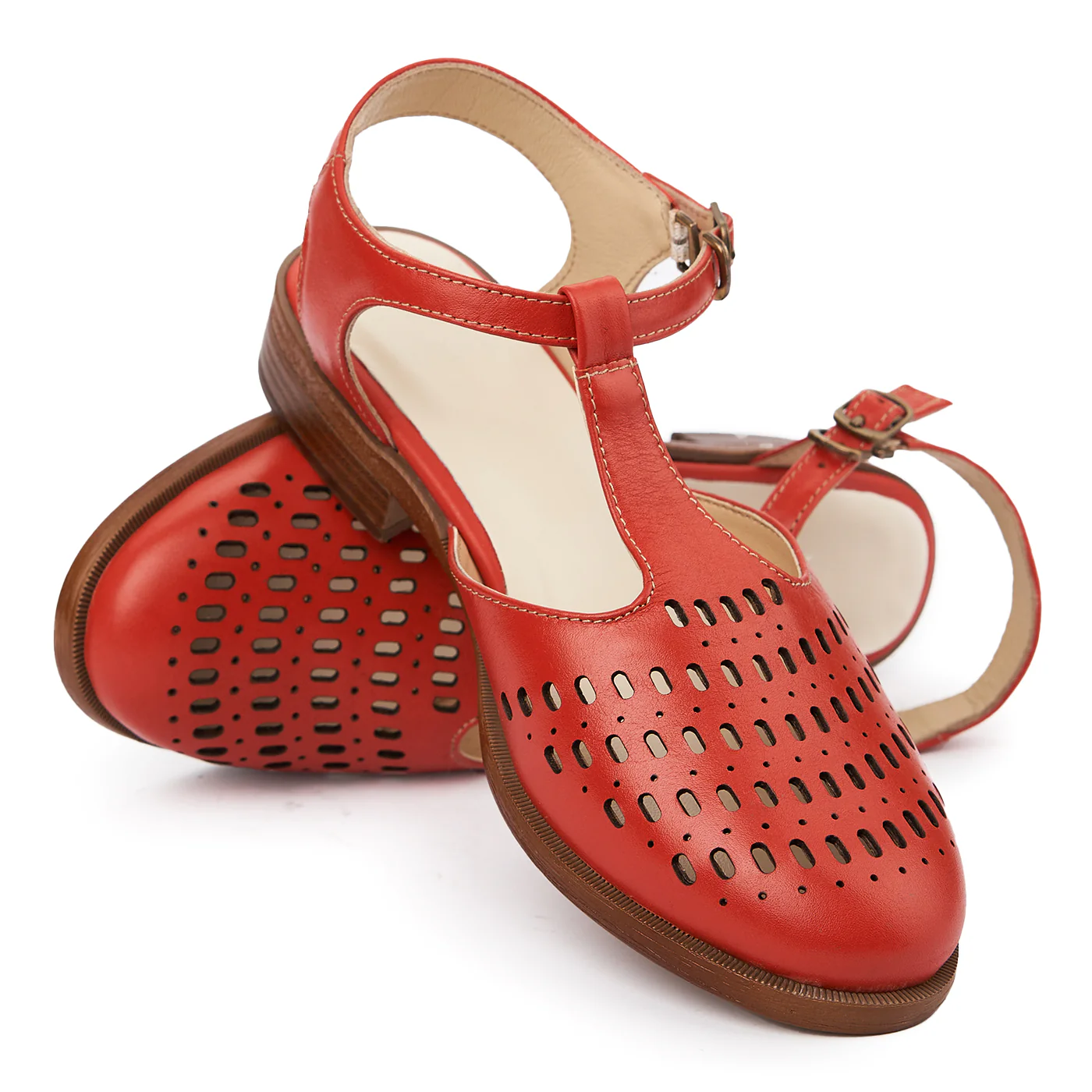 Sandale dama din piele 2373 - Image 3