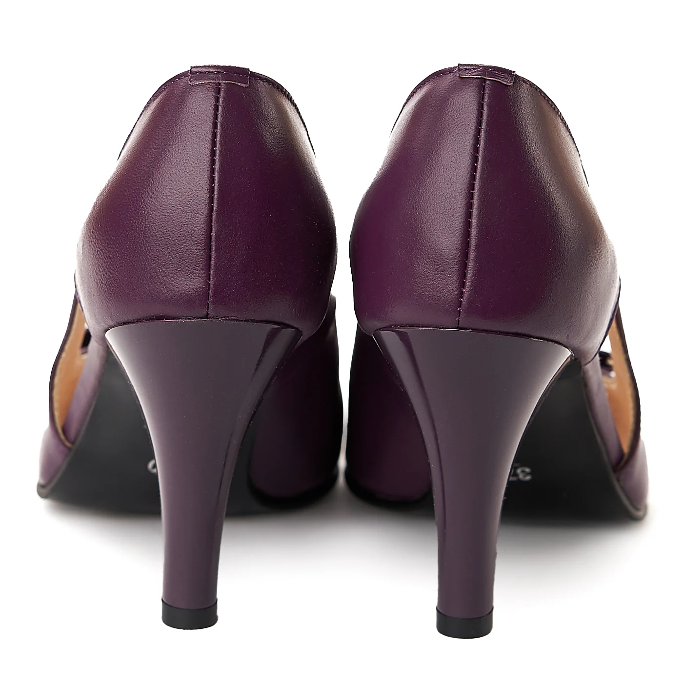 Pantofi dama eleganti din piele mov 5000 - Image 2