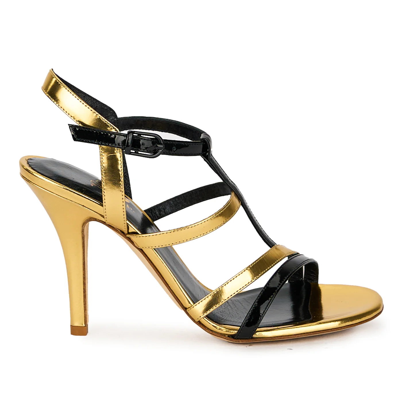 Sandale dama elegante din piele naturala cu toc subtire 10 cm 17661