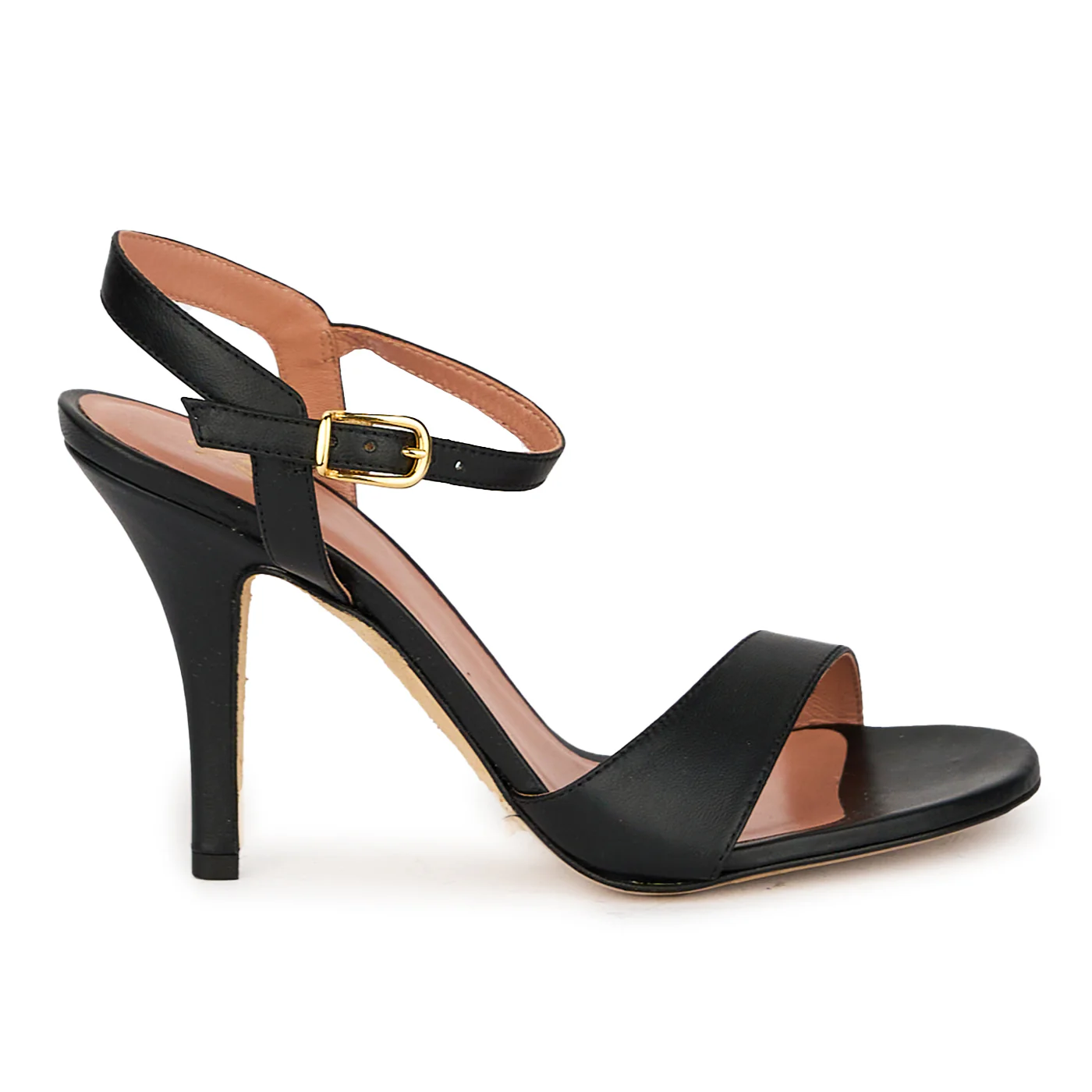 Sandale dama elegante din piele naturala cu toc subtire 10 cm 17662